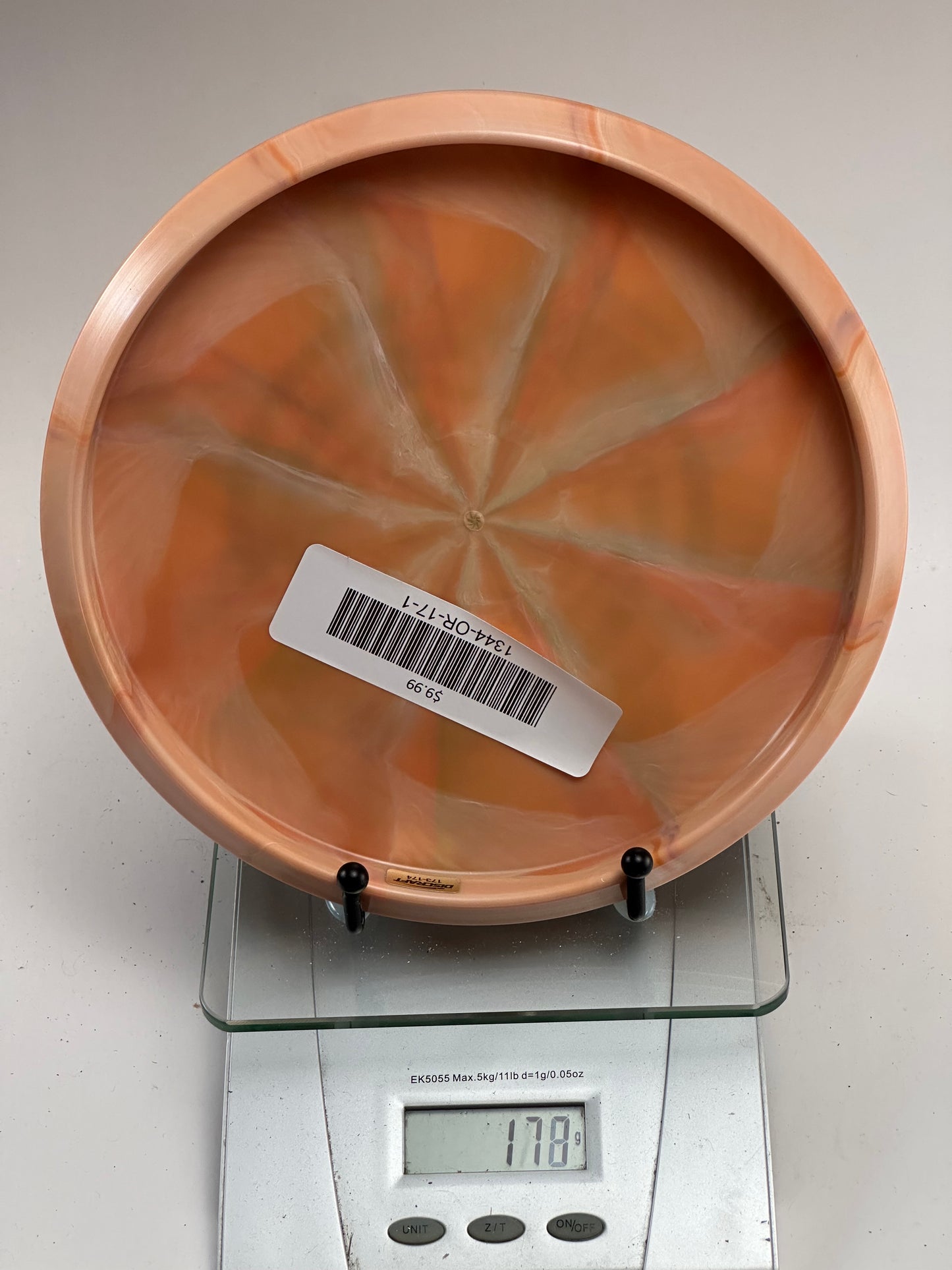 Discraft Zone ESP FLX Swirl (2022 Great Lakes Open) Peach/White