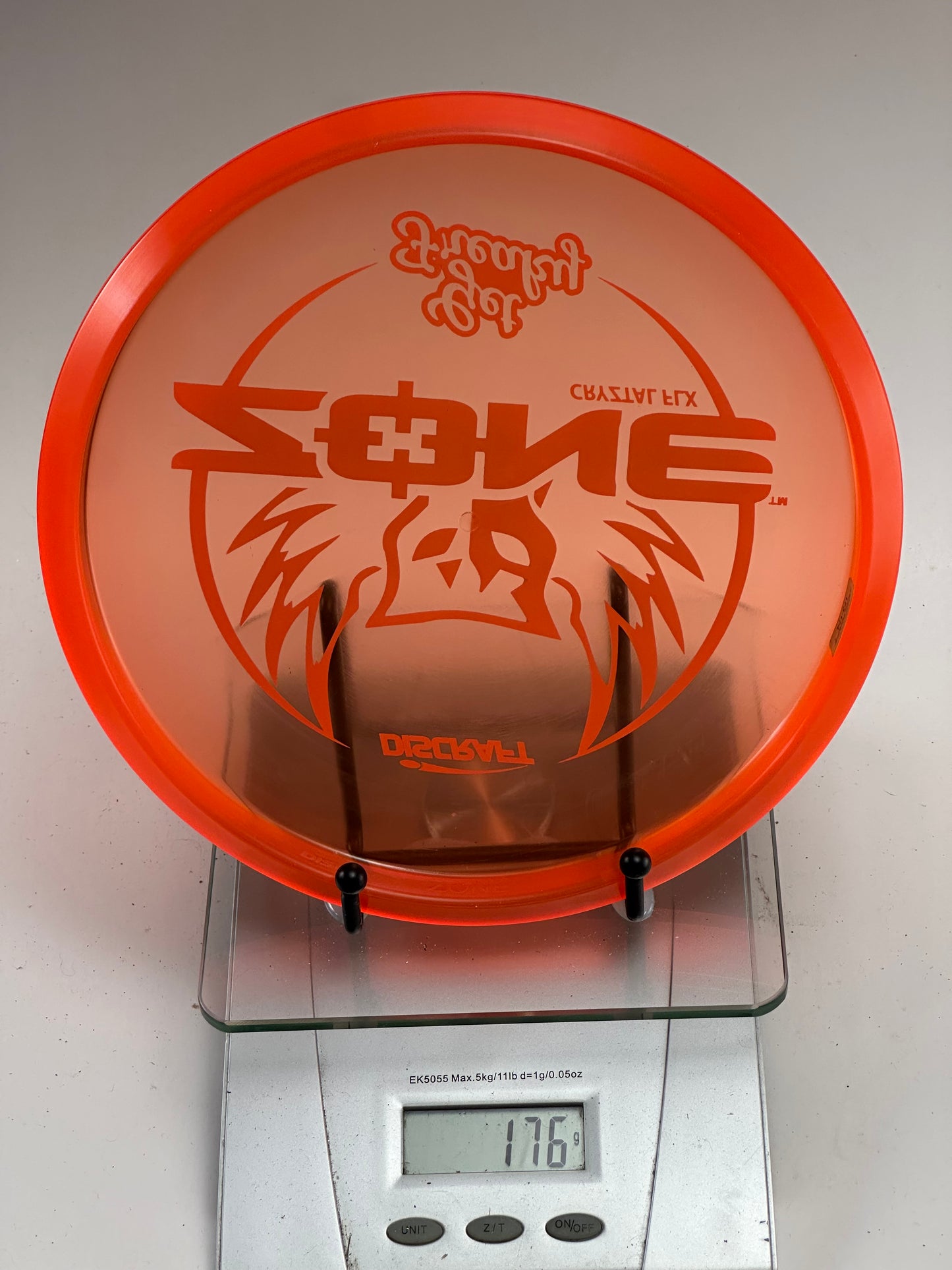 Discraft Zone CryZtal FLX "Get Freaky" (Transparent Orange)