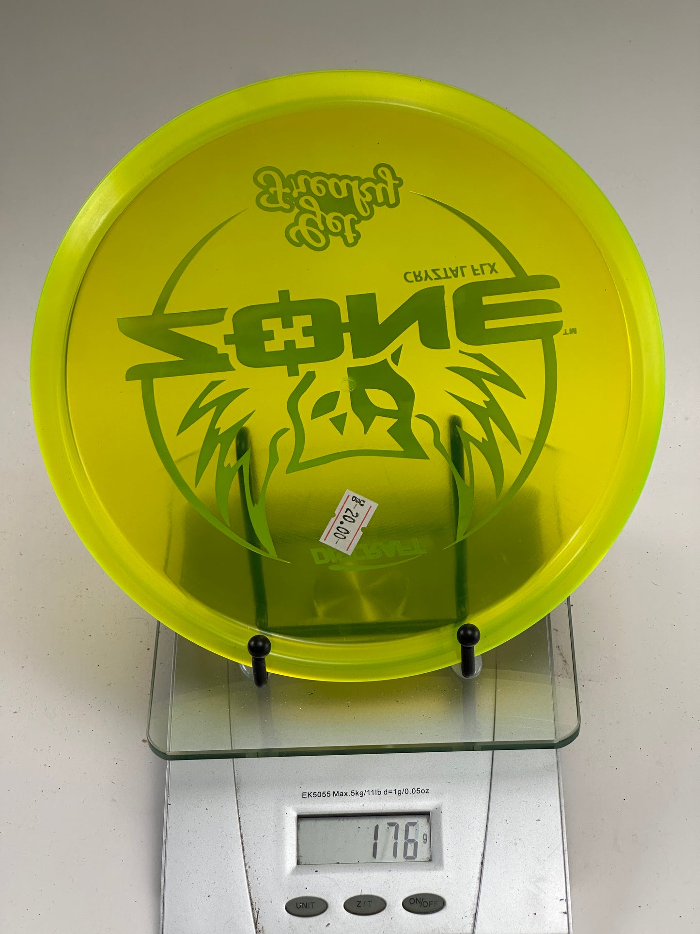 Discraft Zone CryZtal FLX Get Freaky – Transparent Yellow
