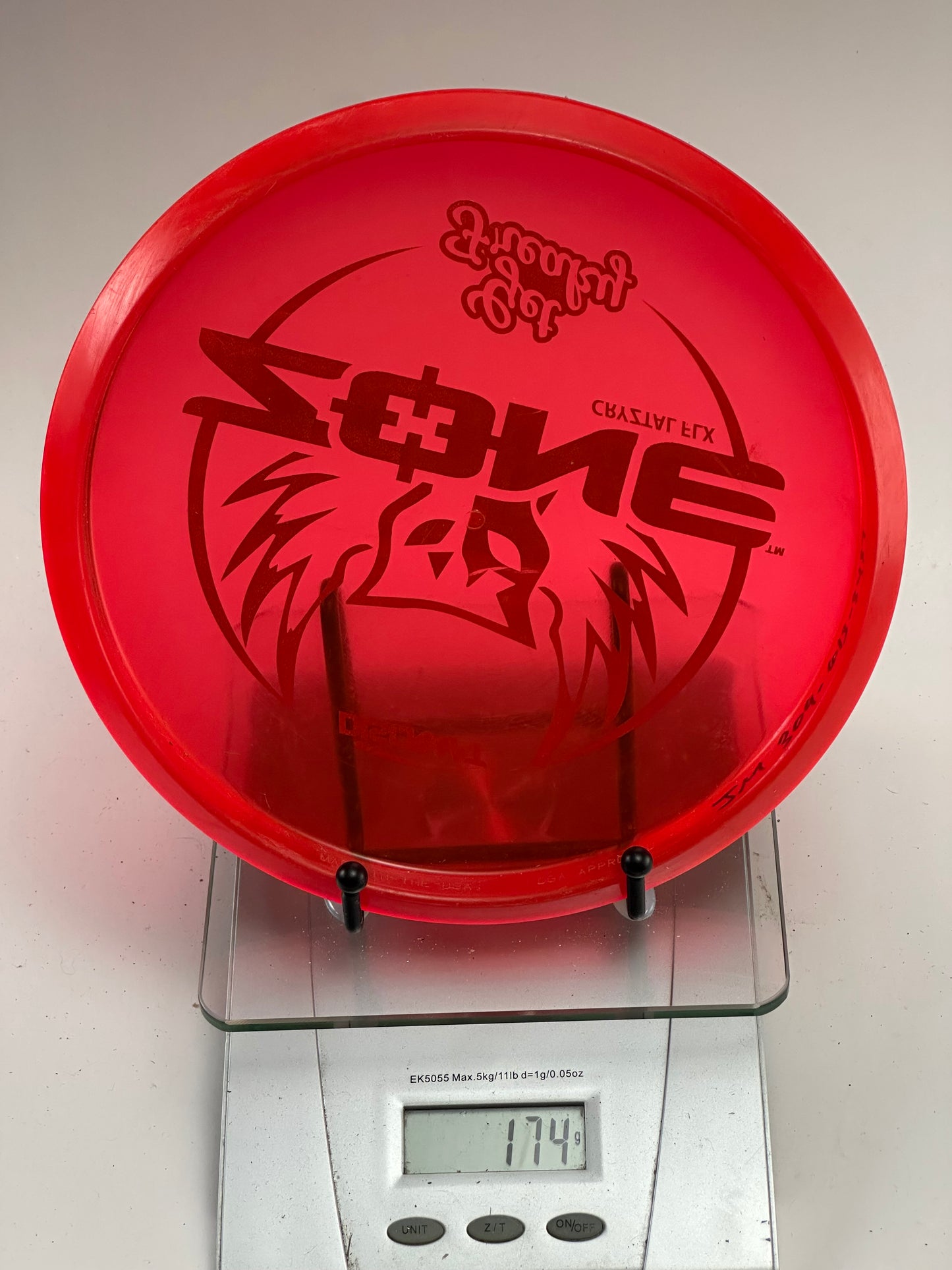 Discraft Zone CryZtal FLX Get Freaky - Transparent Red (174g)