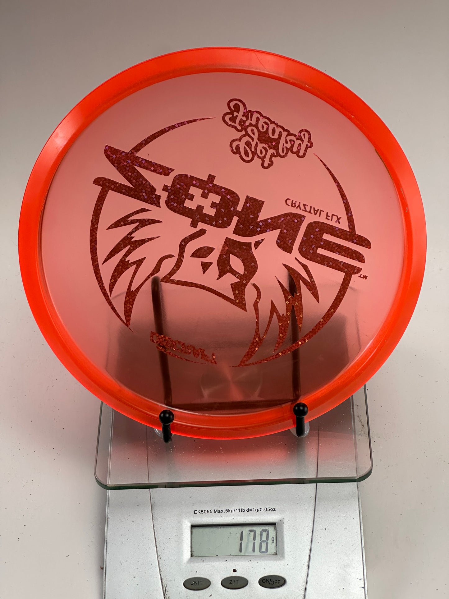 Discraft CryZtal FLX Zone “Get Freaky” – Transparent Red