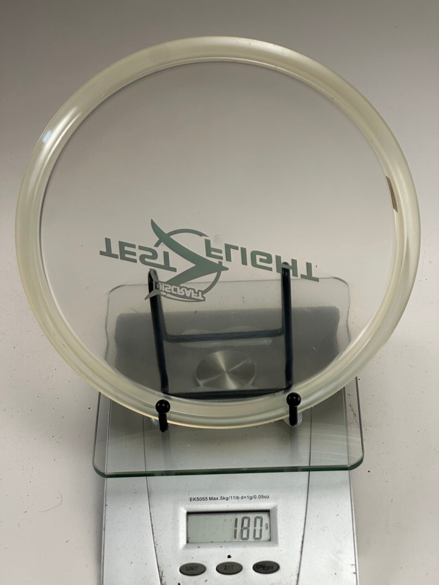 Discraft Zone OS Test Flight Z Line Clear Prototype Approach Disc