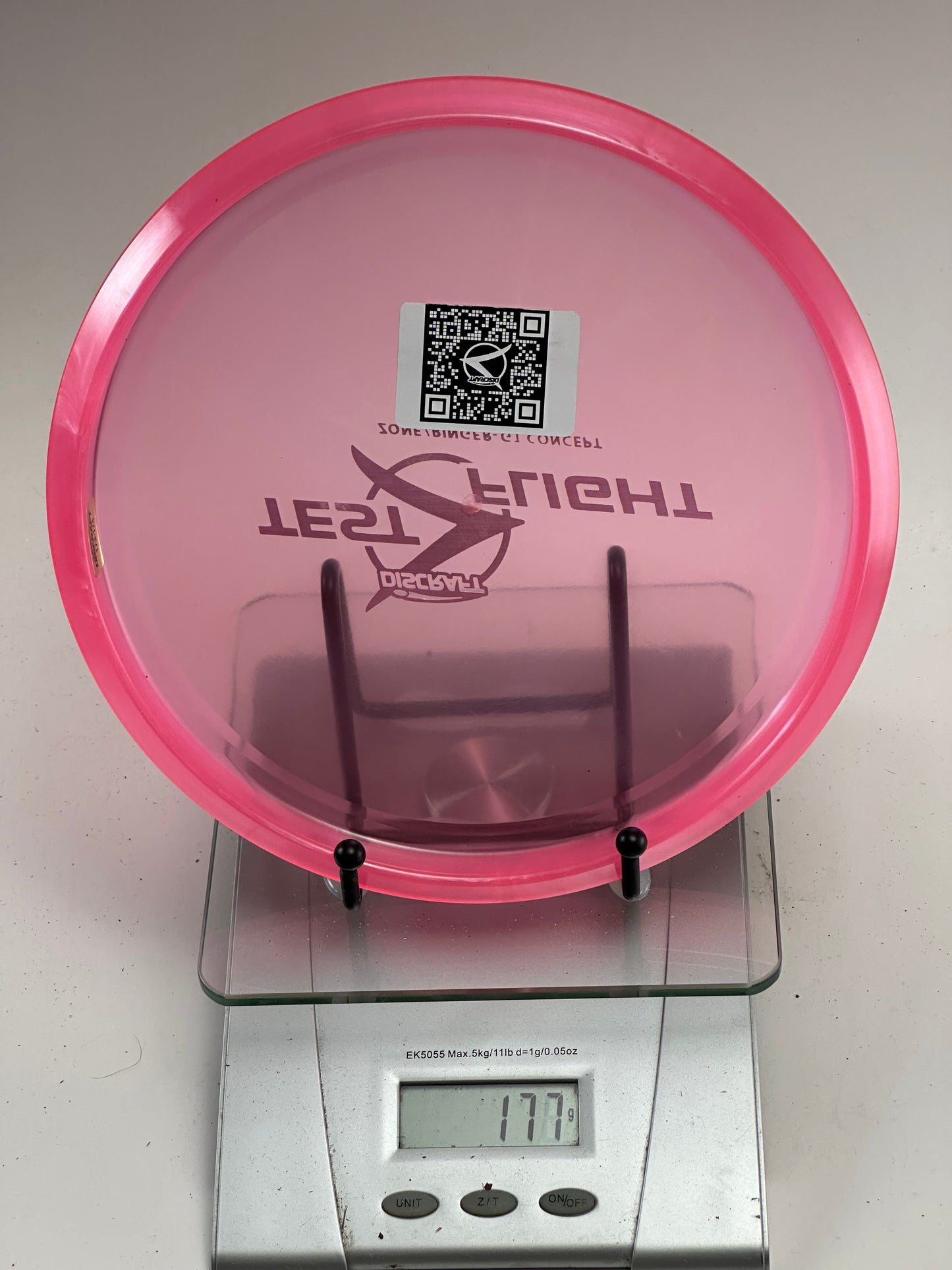 Discraft Zone/Ringer GT Concept Test Flight Translucent Pink (180g)