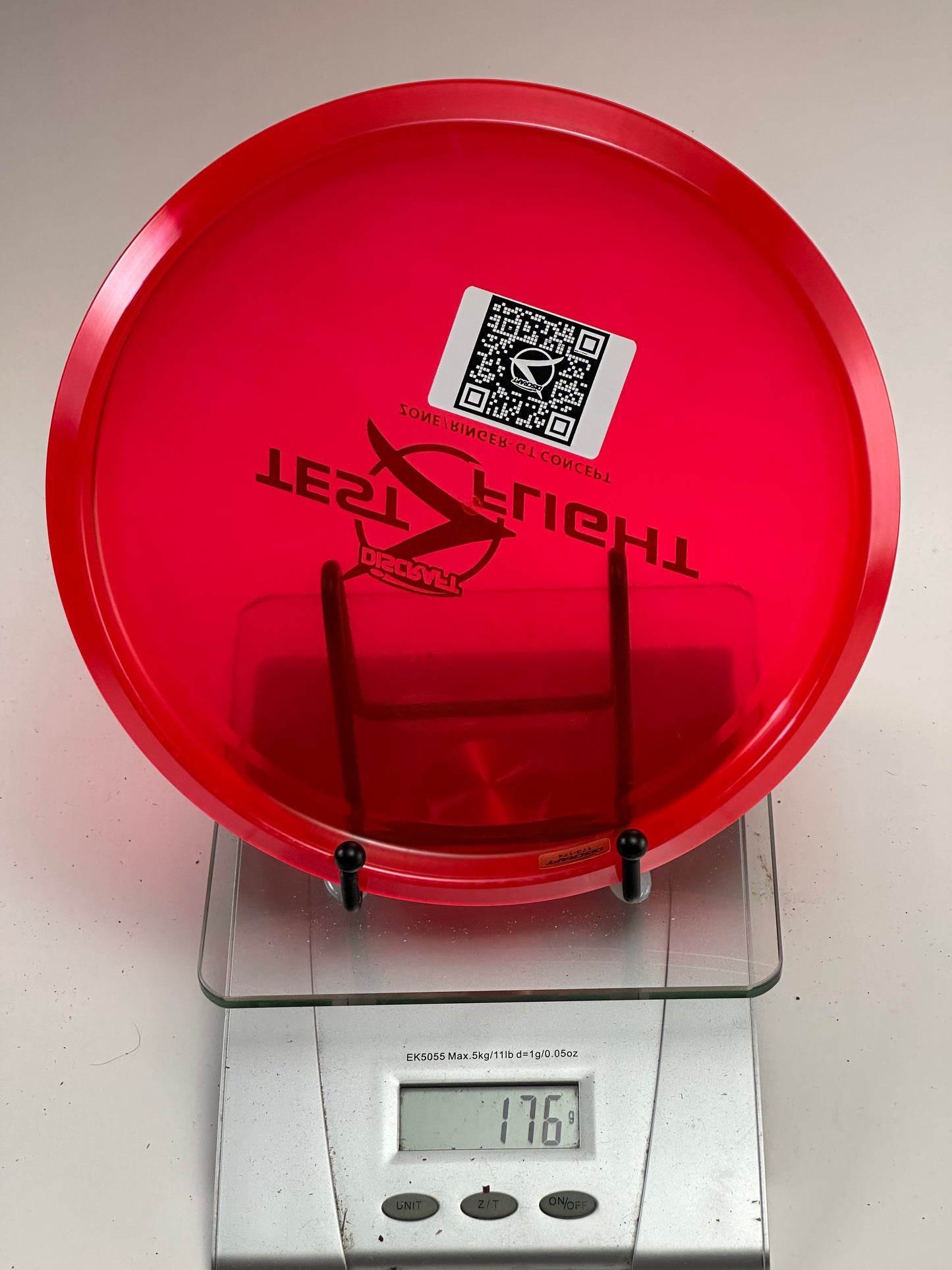 Discraft Test Flight Zone/Ringer GT Concept – Transparent Red