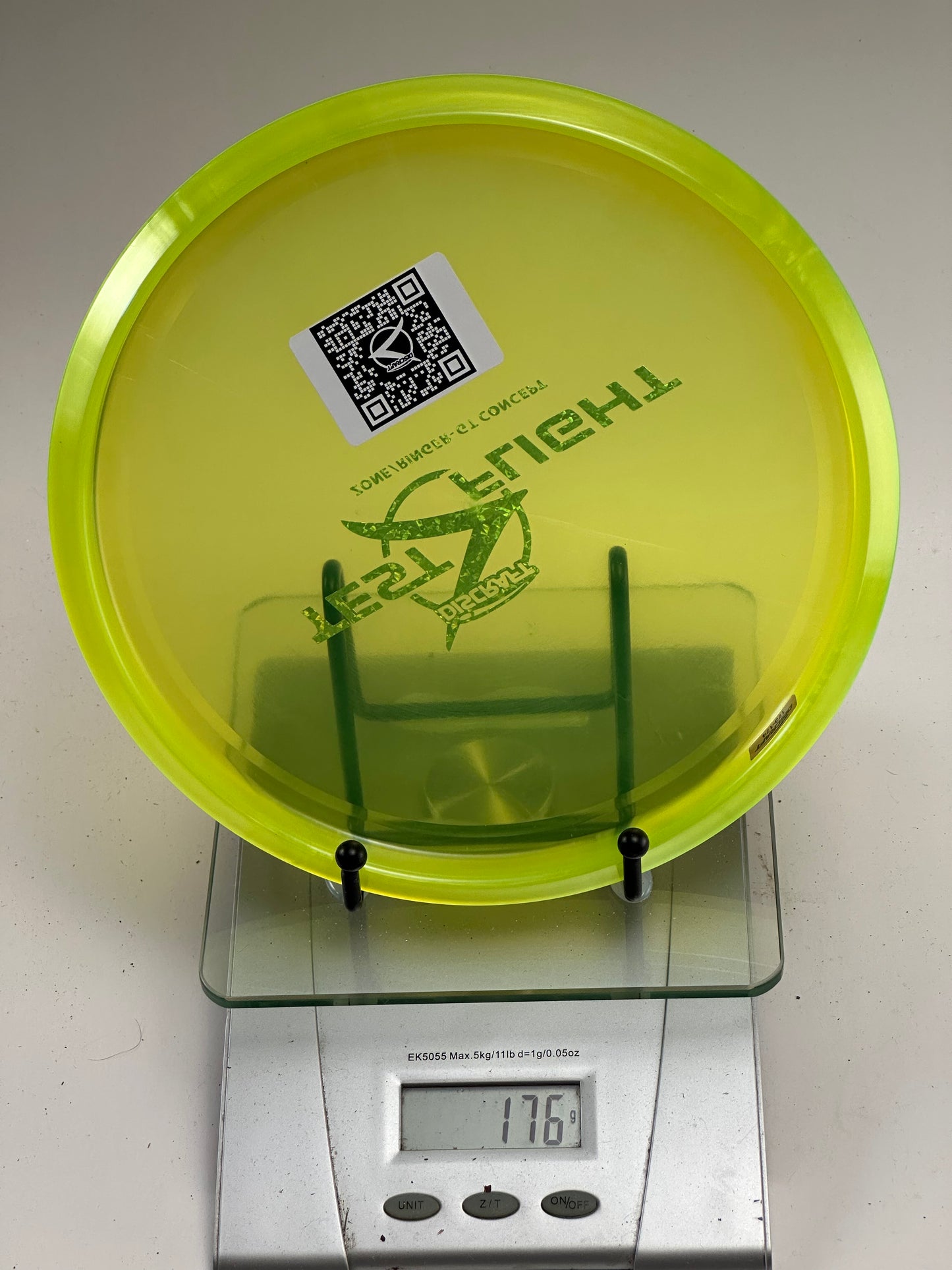 Discraft Zone/Ringer GT Concept Test Flight – Translucent Yellow 176g