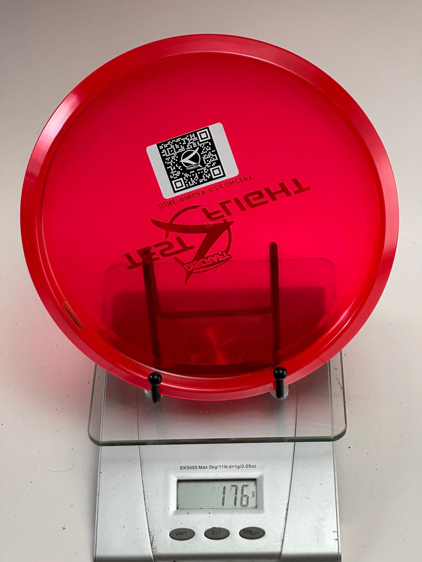 Discraft Zone Ringer GT Test Flight (Concept) Translucent Red