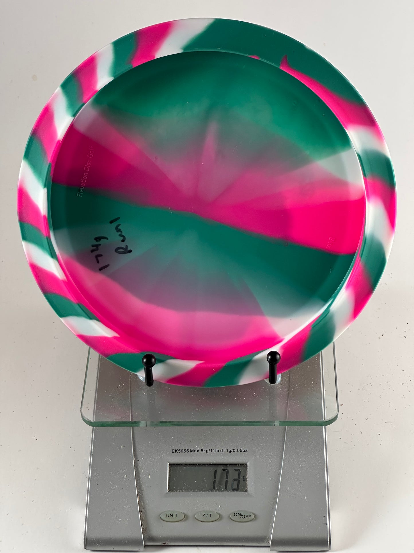 Elevation Bink First Run Silicone Approach Disc - Pink/Green/White Swirl