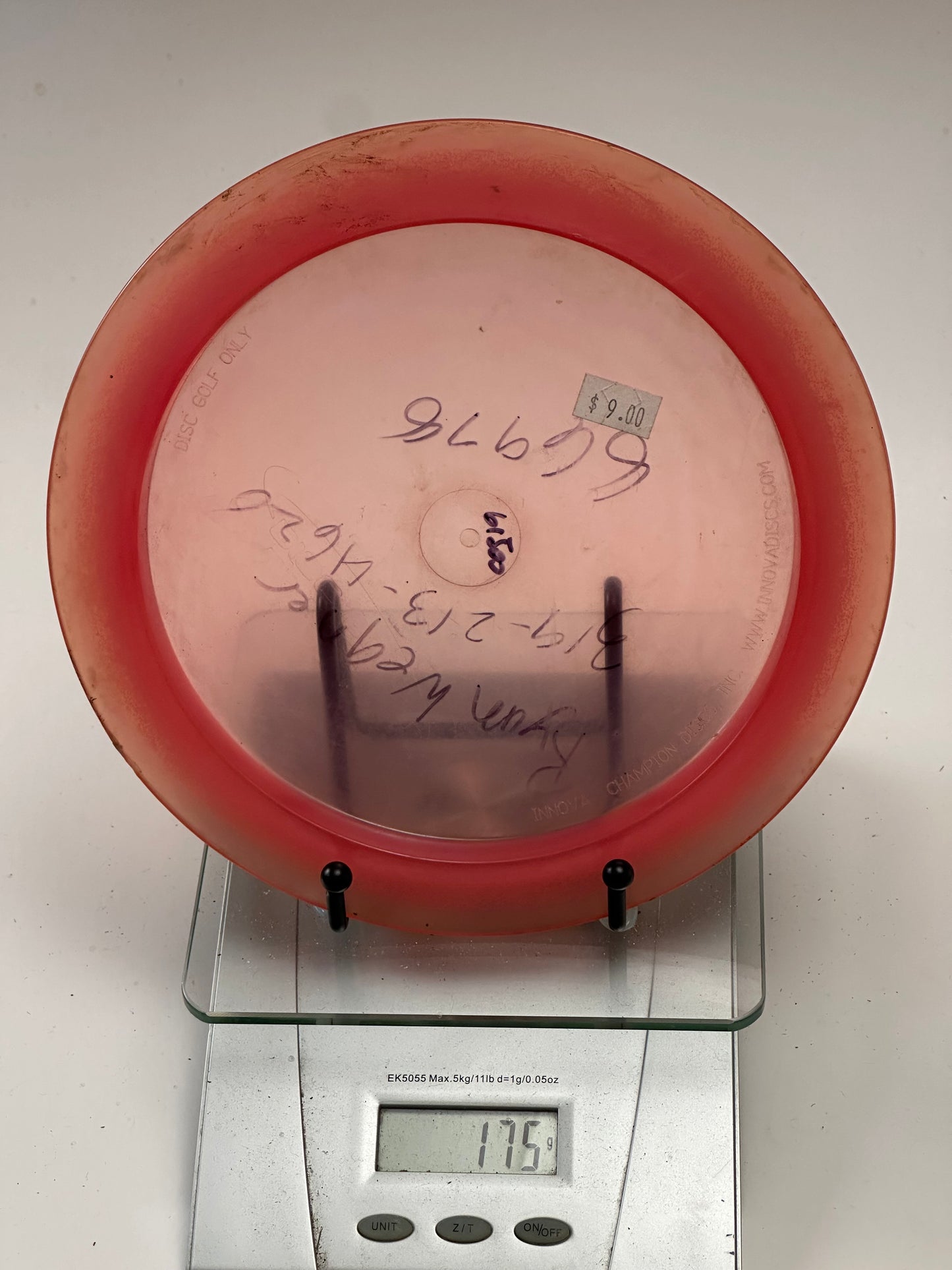 Innova Champion Ape Distance Driver – Transparent Red (Ink)