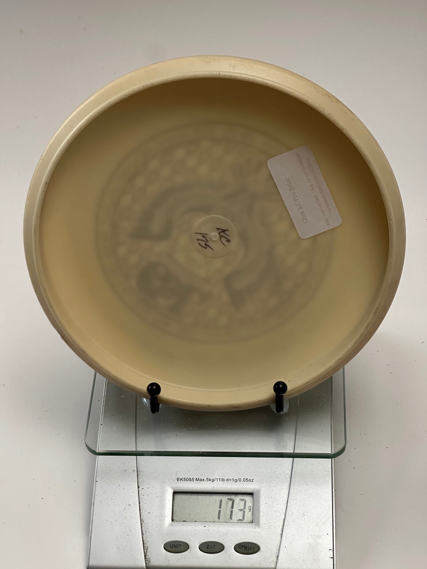 Innova KC Pro Aviar Putter | G&L Clothing Des Moines Challenge Stamp | Cream 173g