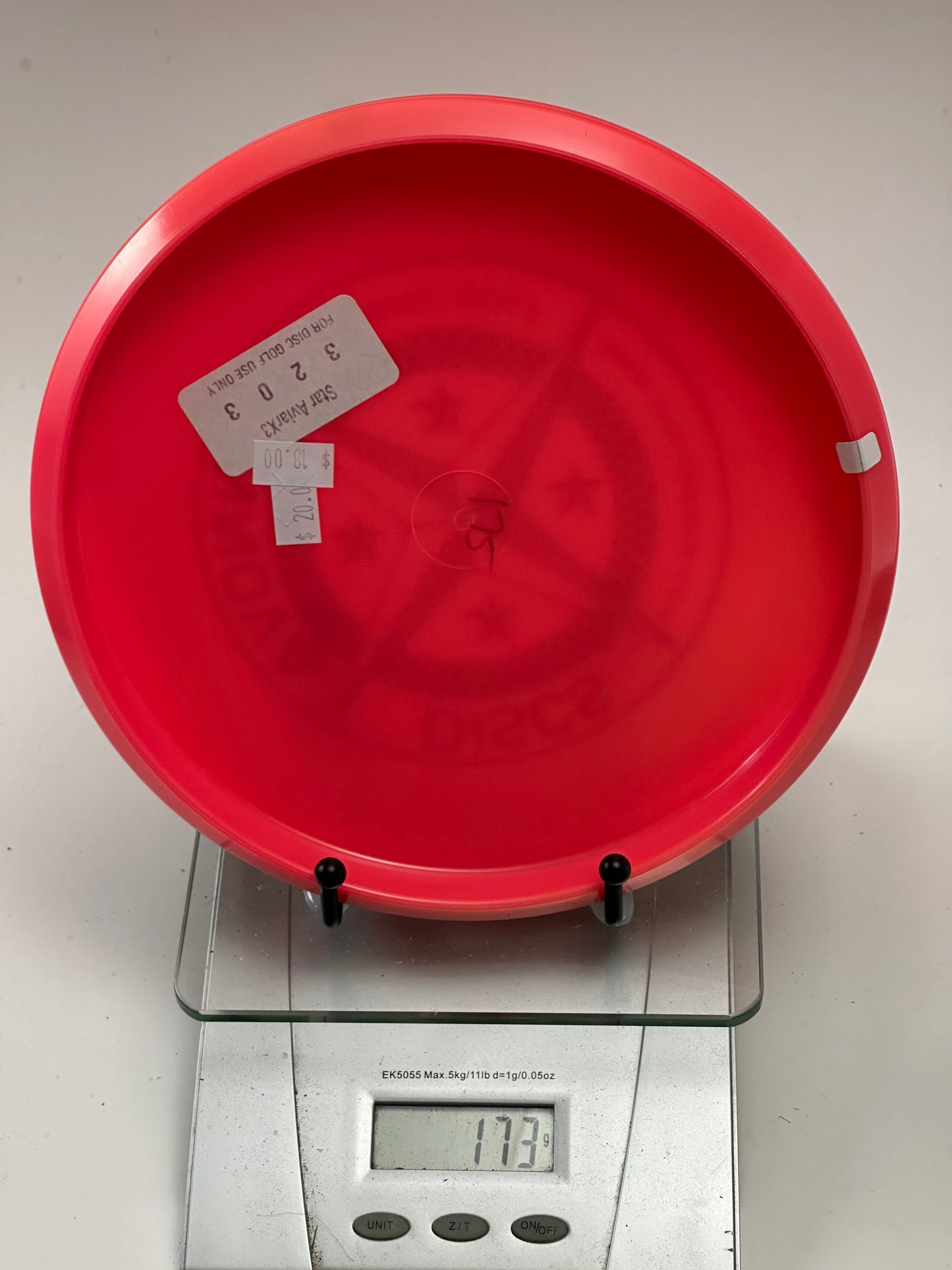 Innova Star AviarX3 Approach Putter - Red w/ Black Compass Stamp (173g)