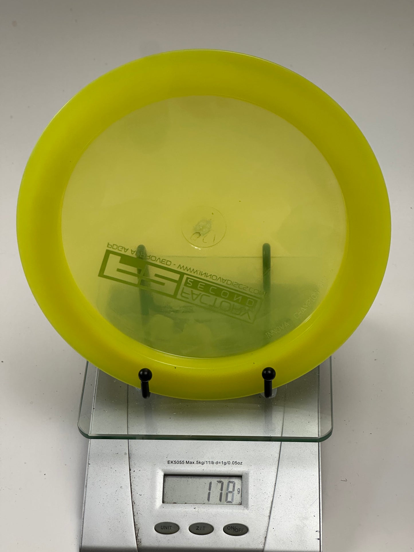 Innova Boss Champion F2 Distance Driver - Transparent Yellow Rim