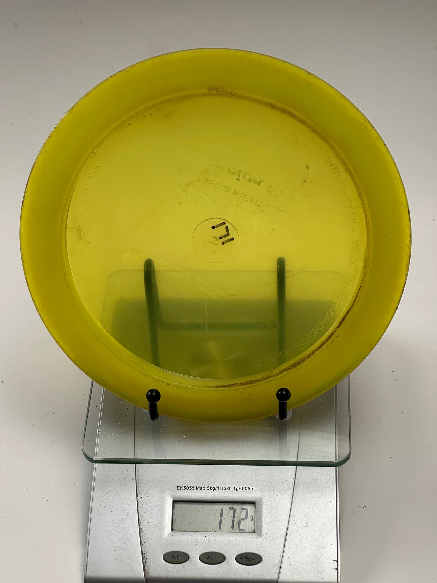 Innova Champion F2 Boss – Transparent Yellow Distance Driver (Used)