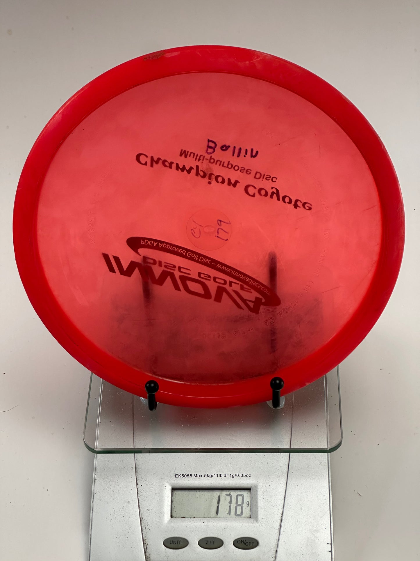 Innova Champion Coyote Midrange (Red) - Inked, 179g