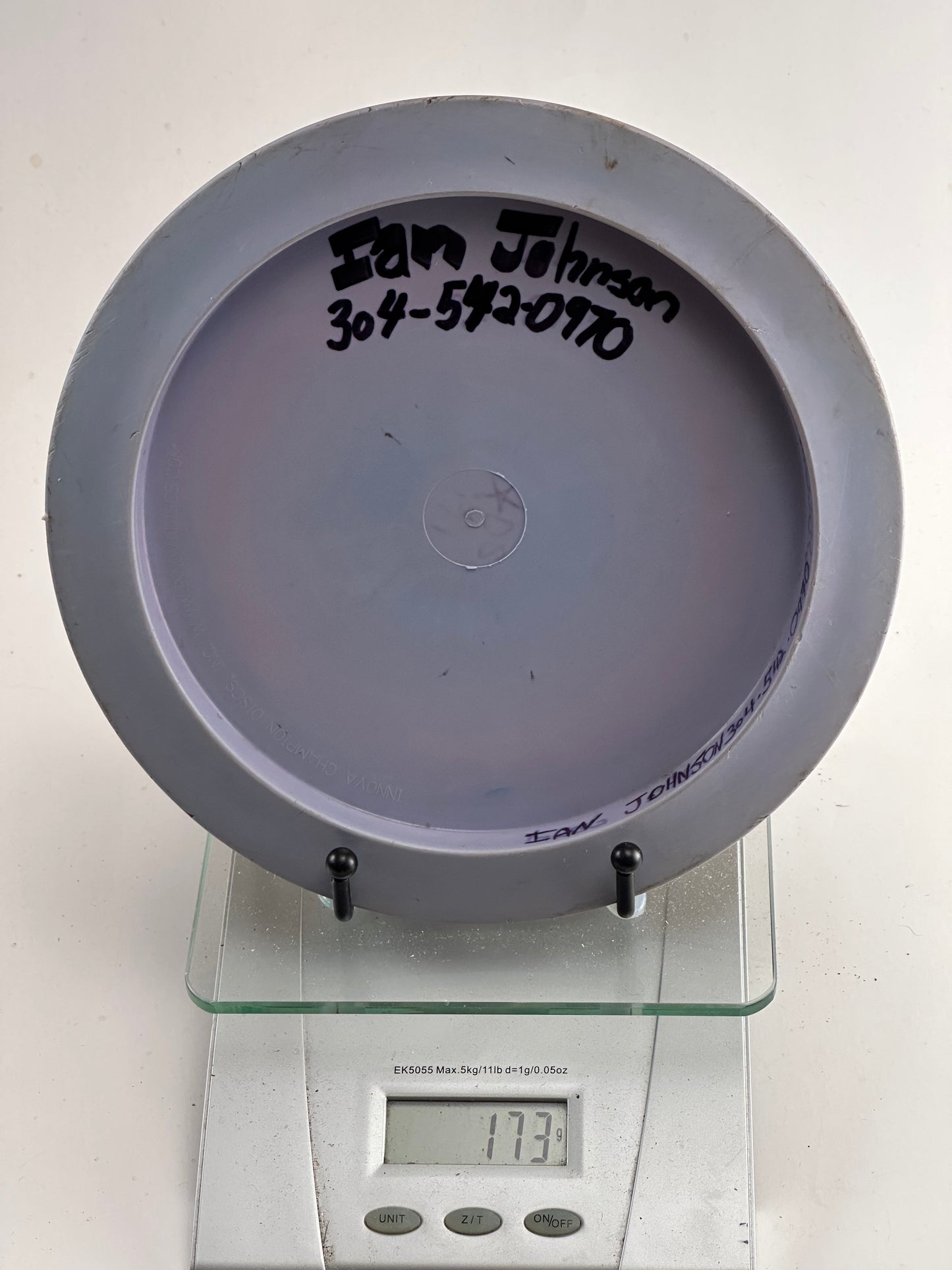Innova DX Destroyer (Pre-Embossed) Gray, Stamp Removed, Inked