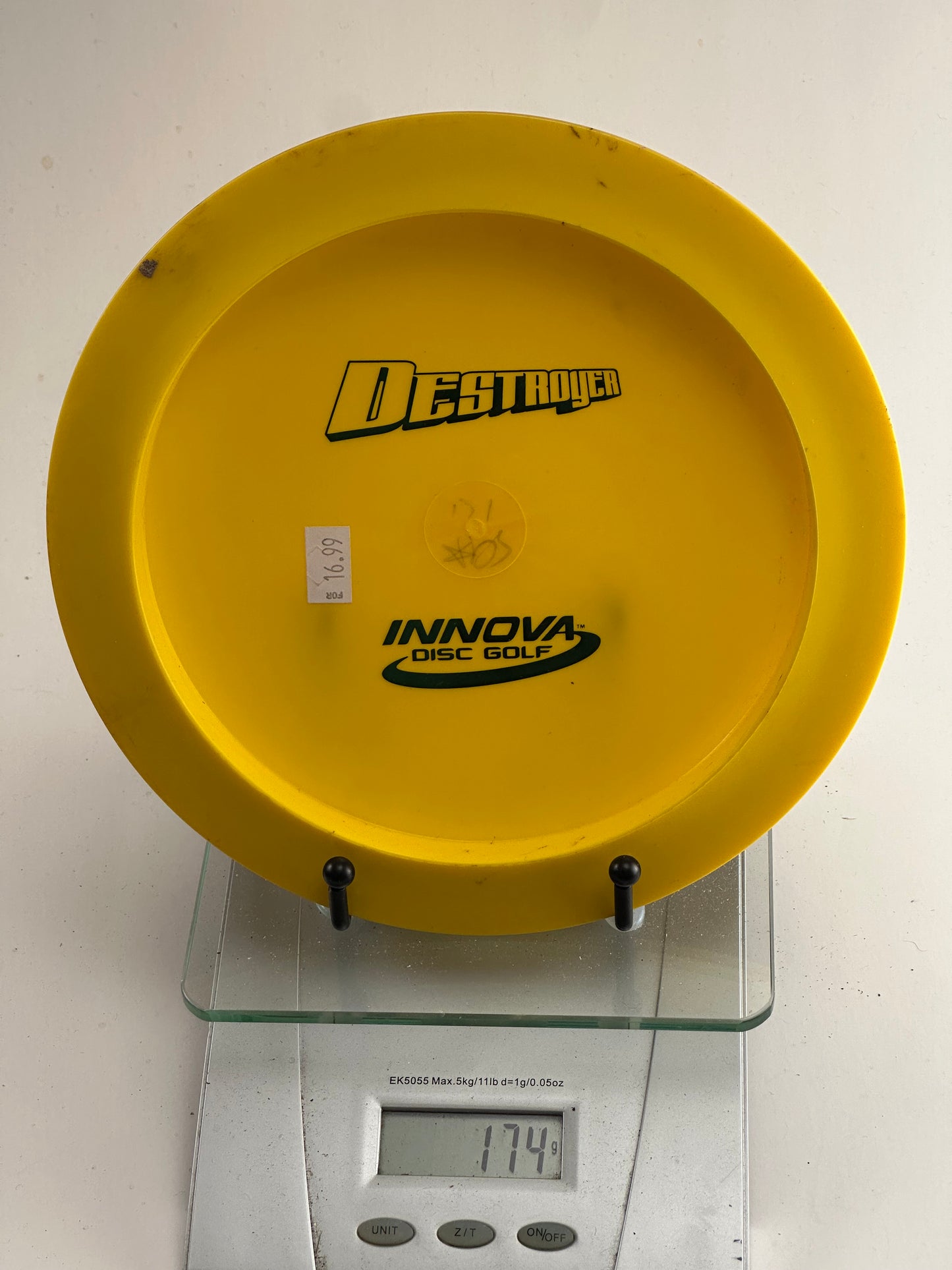 Innova Destroyer (Pre-Embossed) DX Yellow Distance Driver