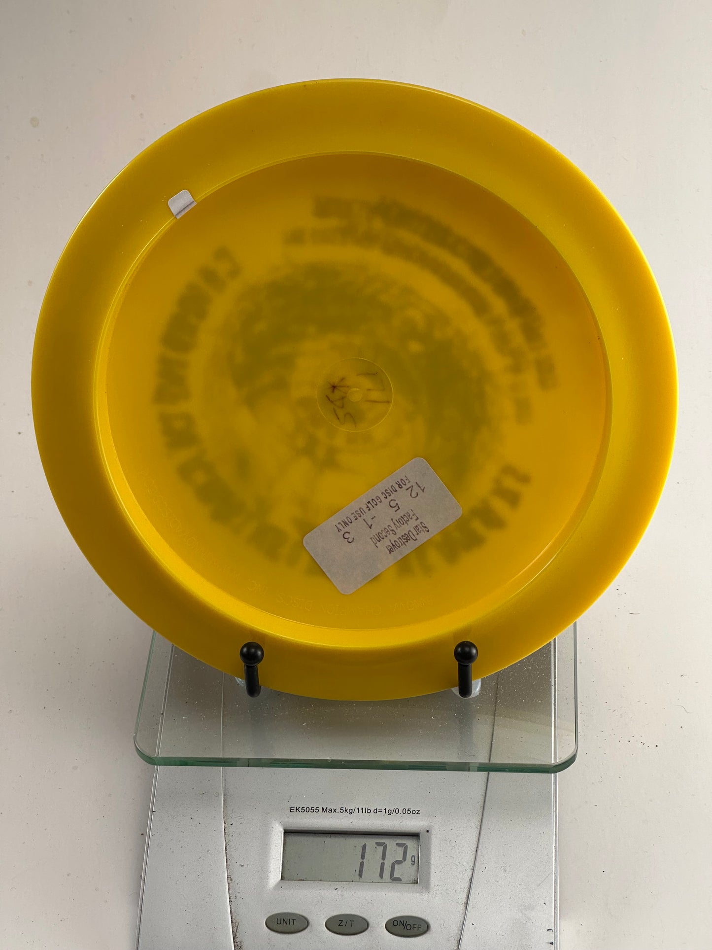 Innova DX Destroyer (Pre-Embossed) Yellow – Chain Bomber Anniversary Stamp