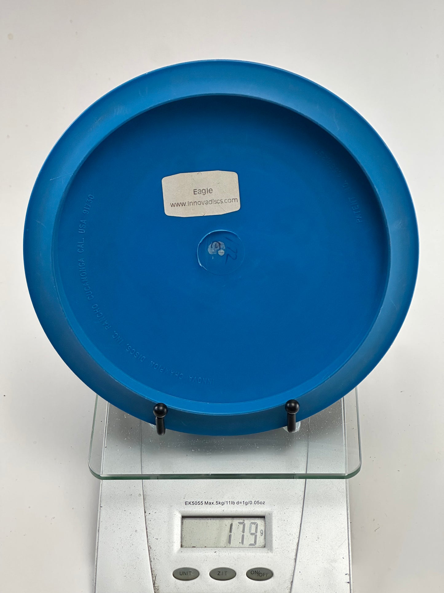 Innova DX Eagle – 2003 Ice Bowl Event Stamp Blue Distance Driver
