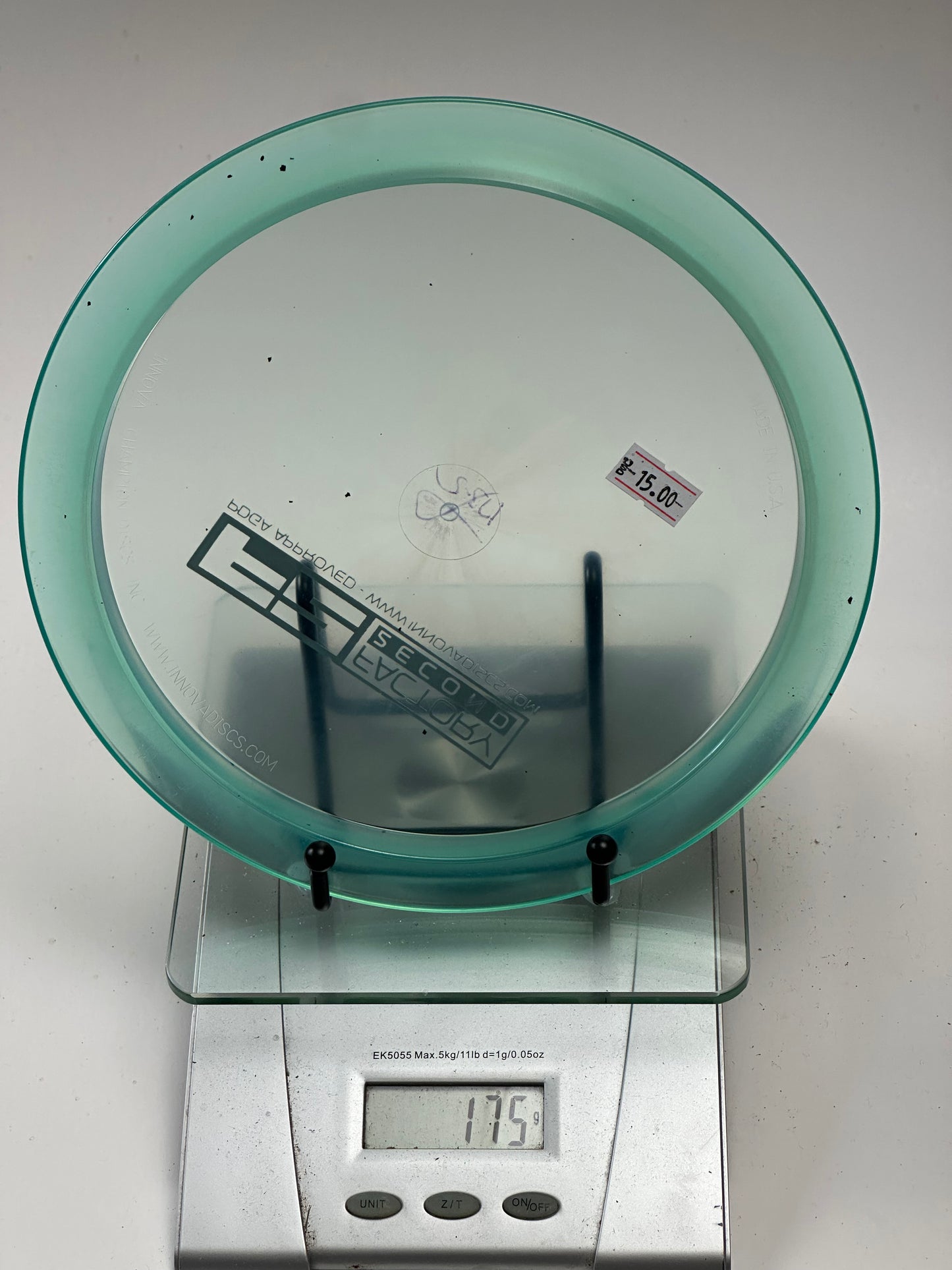 Innova Champion Firebird (F2) – Clear Teal Overstable Driver