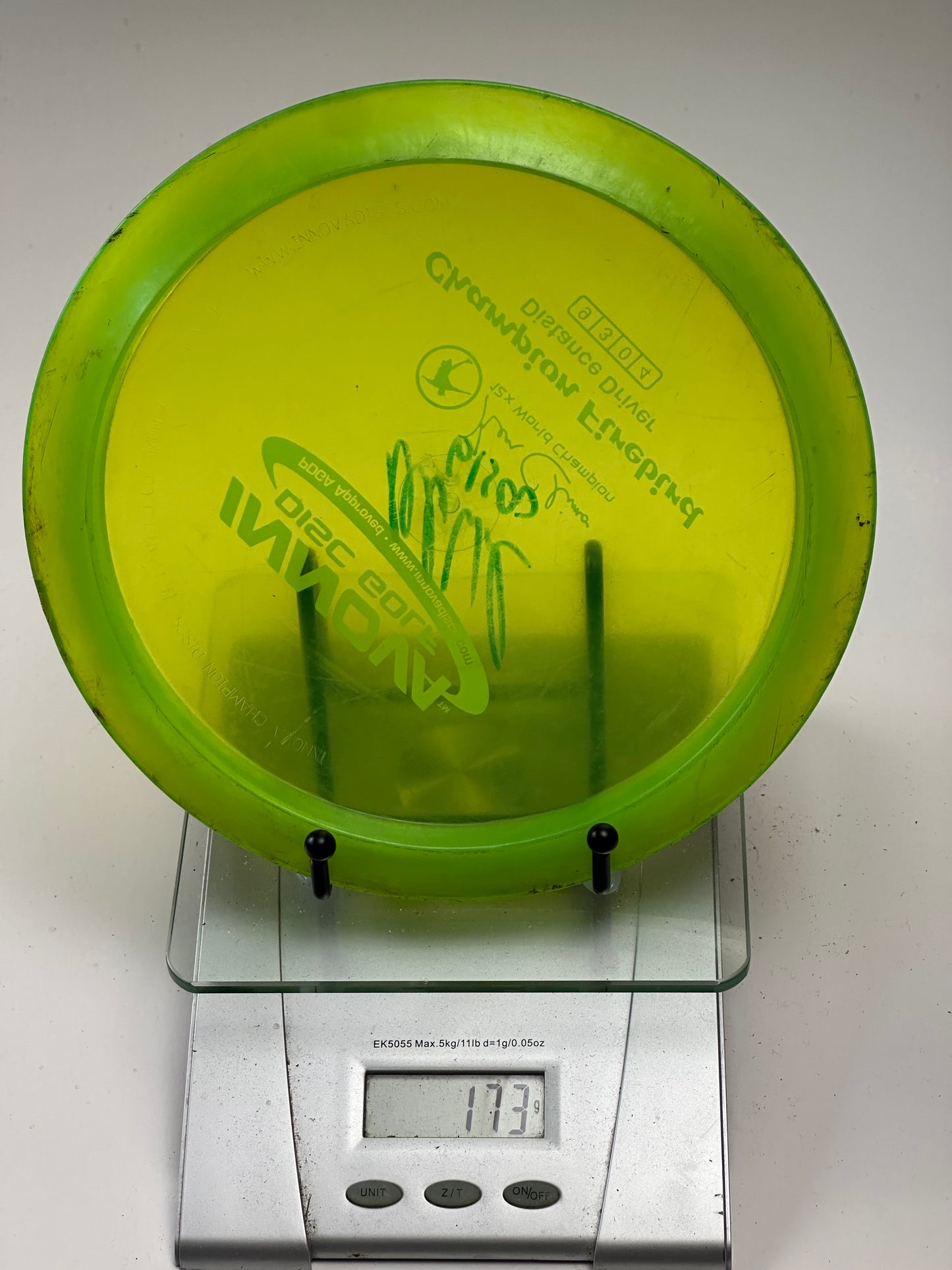 Innova Champion Firebird (Ken Climo) – Transparent Green 174g