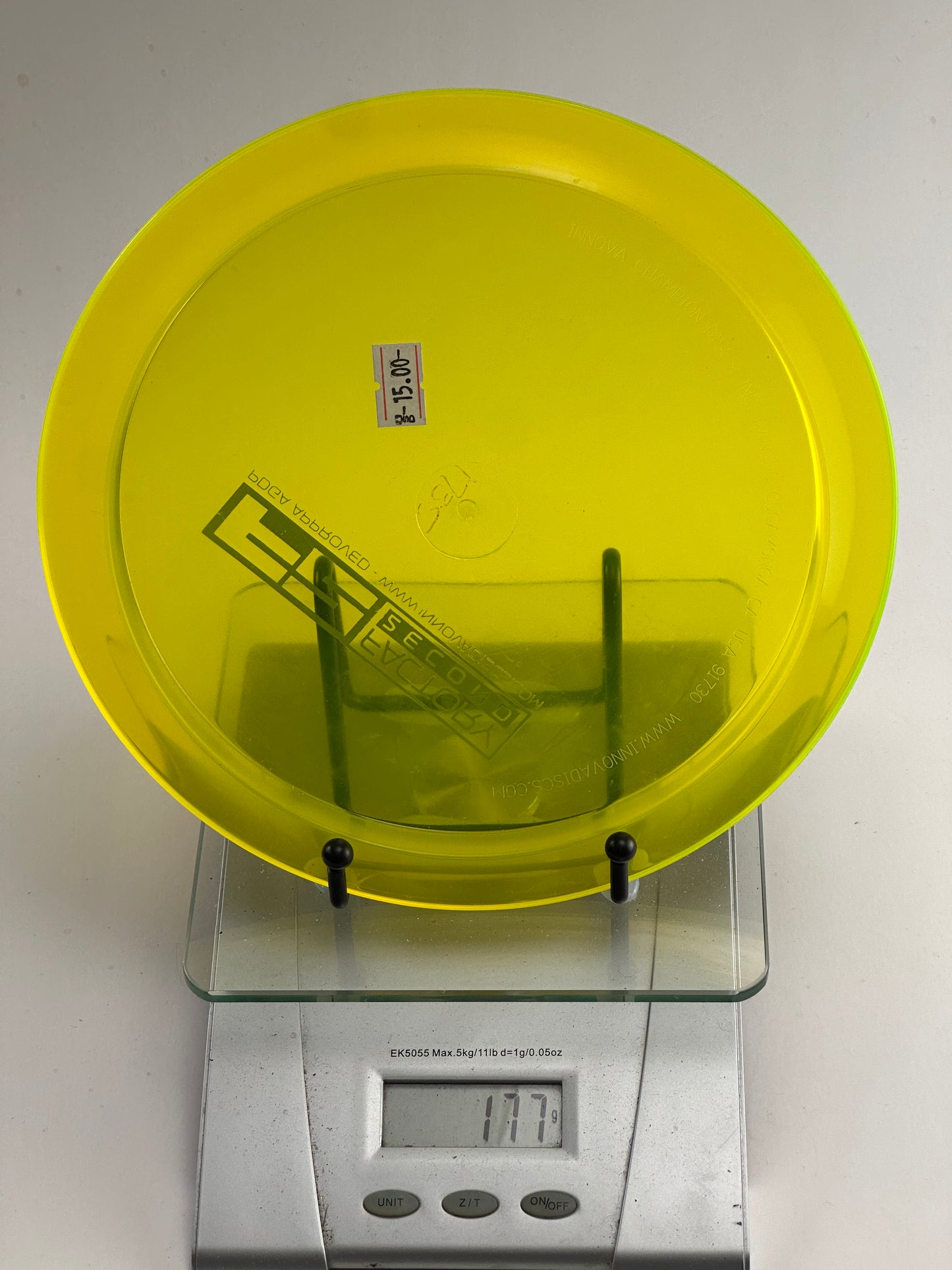 Innova Firebird F2 Champion Distance Driver - Transparent Yellow
