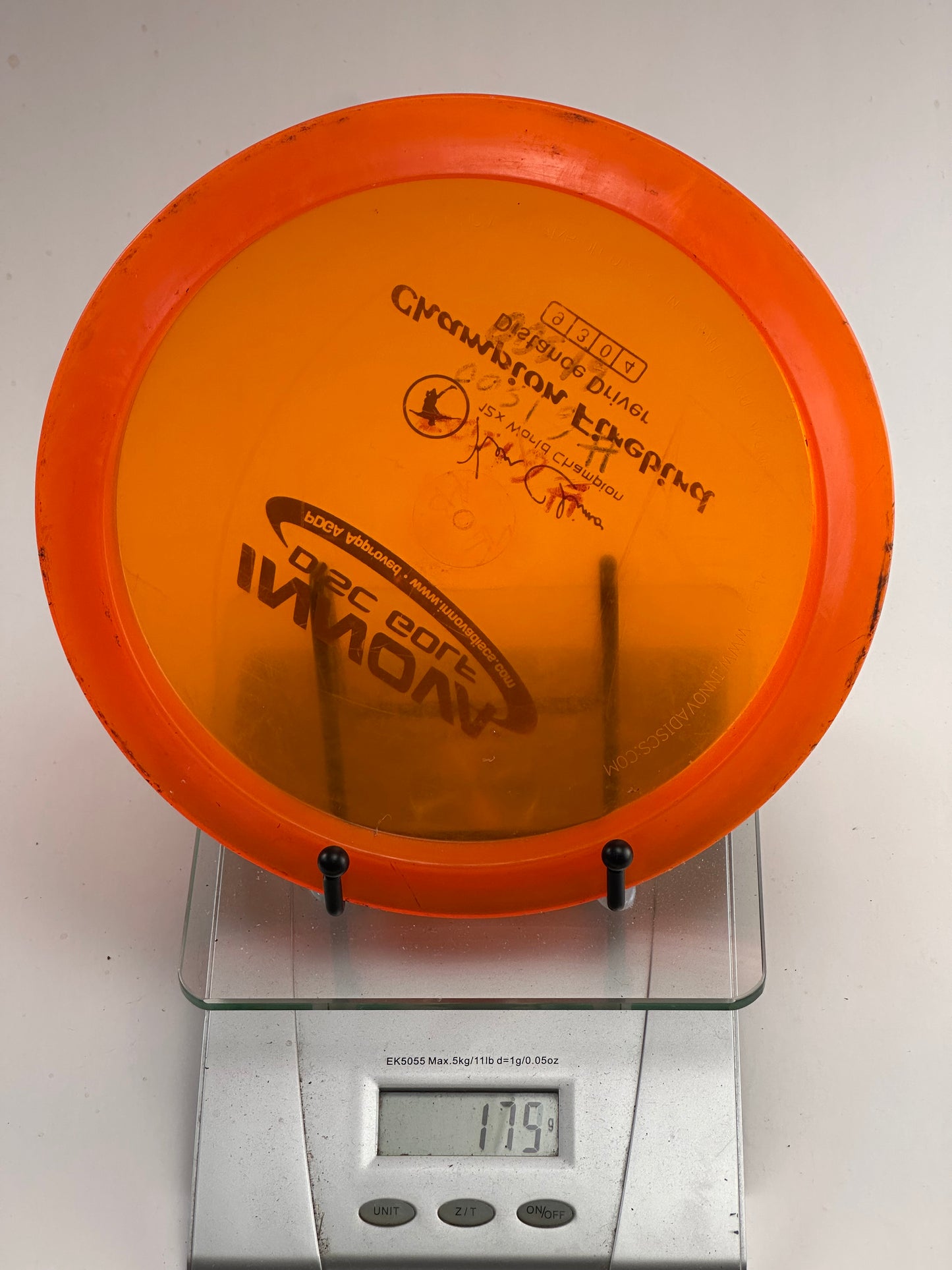 Innova Champion Firebird (Ken Climo 12x) – Transparent Orange