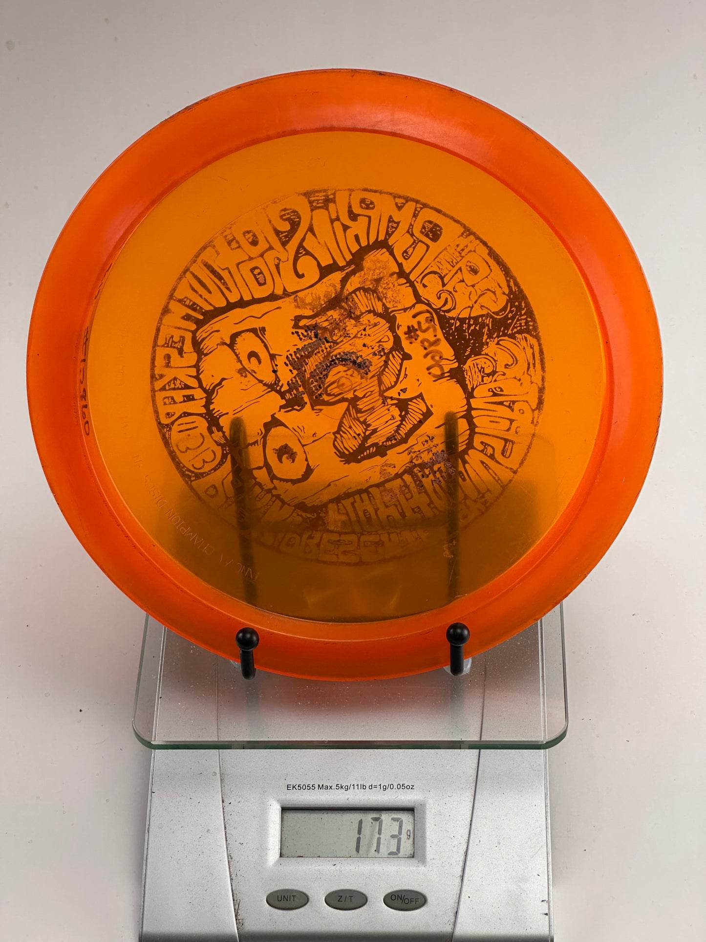 Innova Champion Firebird – Transparent Orange, Tournament Stamp