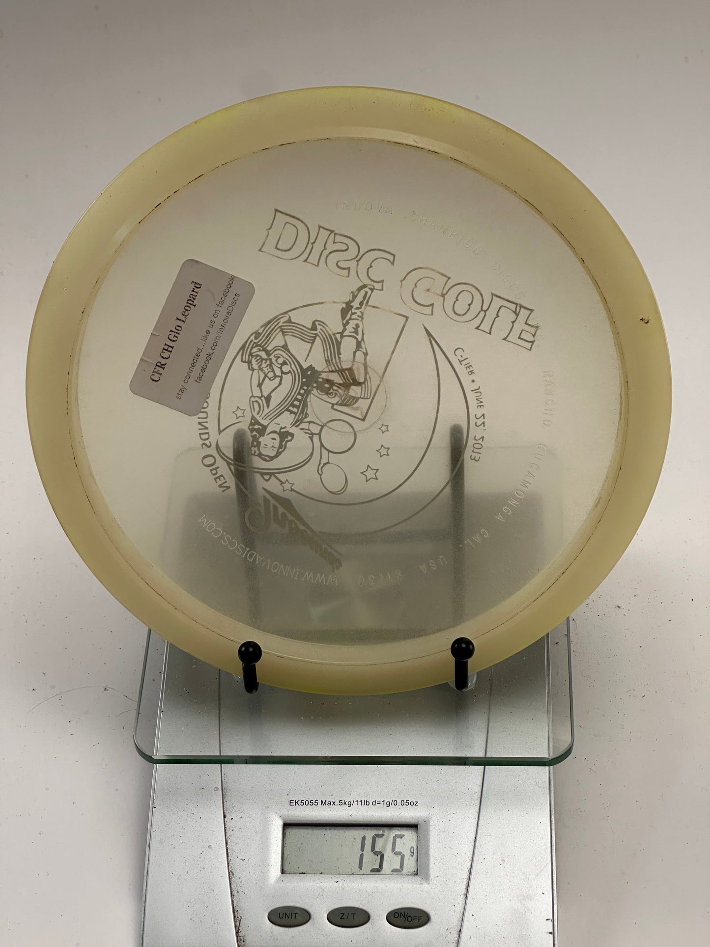 Innova Champion Glow Leopard – 2013 Inbounds Open Stamp (Translucent)