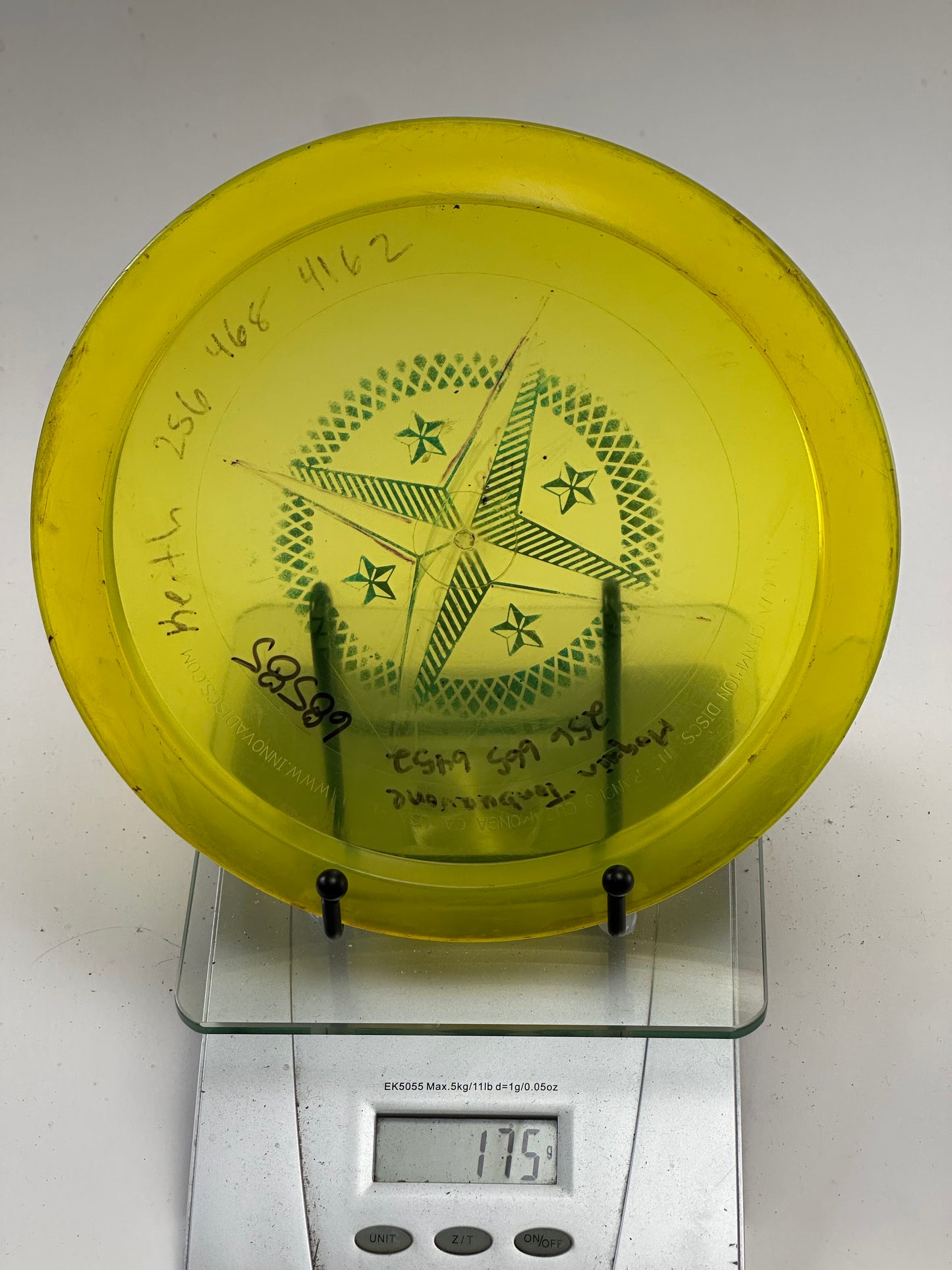 Innova Champion Leopard3 – Transparent Yellow Multi-Star Stamp