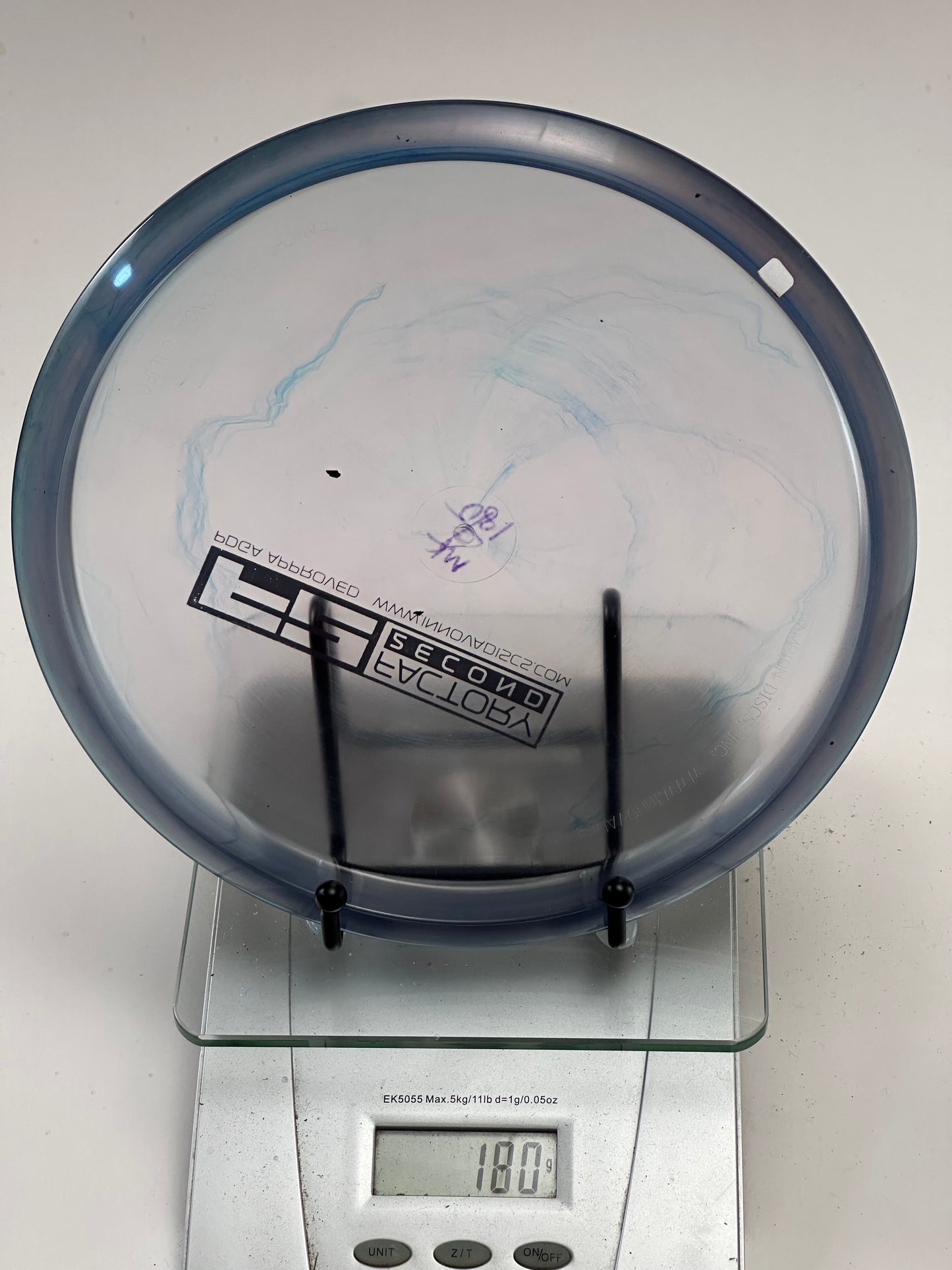 Innova F2 Mako – Champion Midrange (Clear w/ Blue Rim) 180g