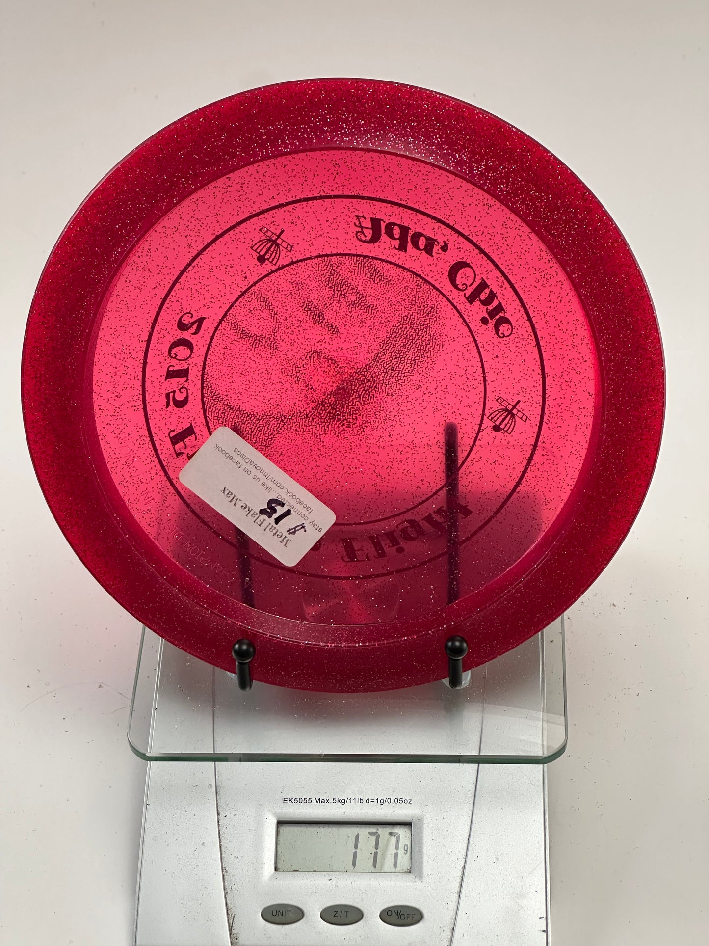 Innova Max Champion Glitter Distance Driver | 2015 Freedom Flight (Ada, Ohio)