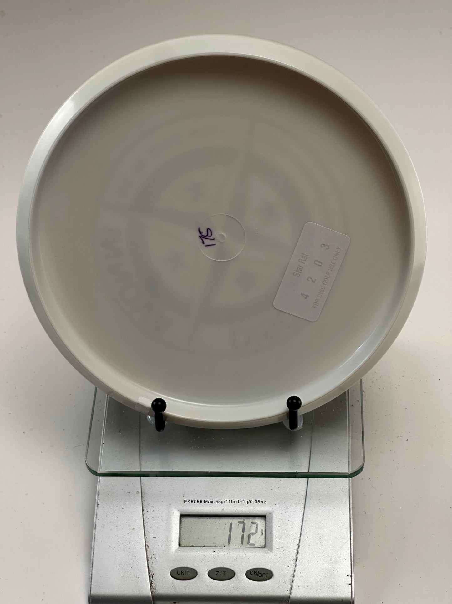 Innova Star Rat Midrange – White w/ Red Compass Stamp (172g)