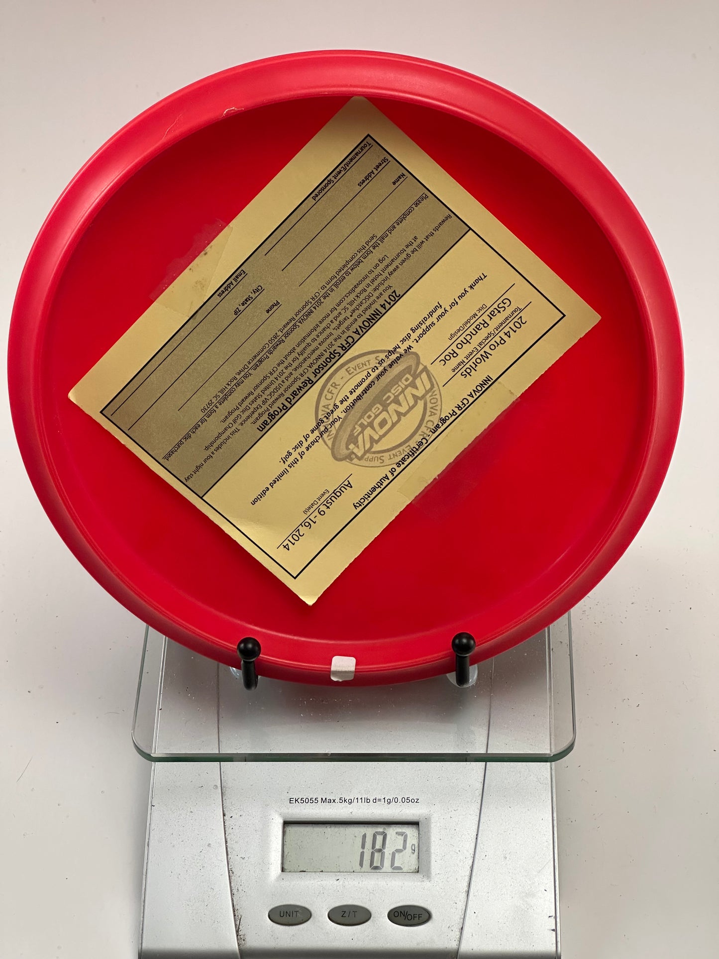 Innova KC Pro Roc – 2014 PDGA Pro Worlds Oregon Tournament Stamp