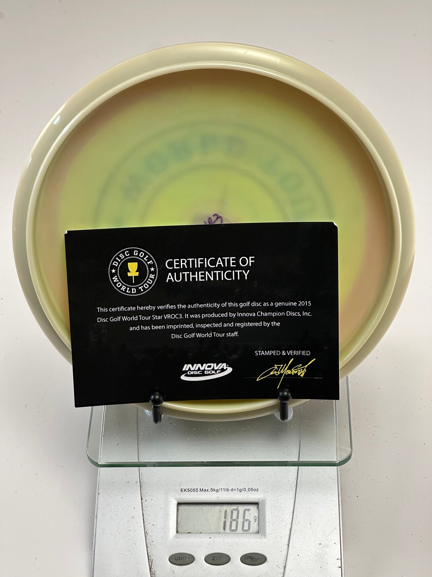 Innova Star VRoc3 (2015 Disc Golf World Tour) – Green Foil Stamp