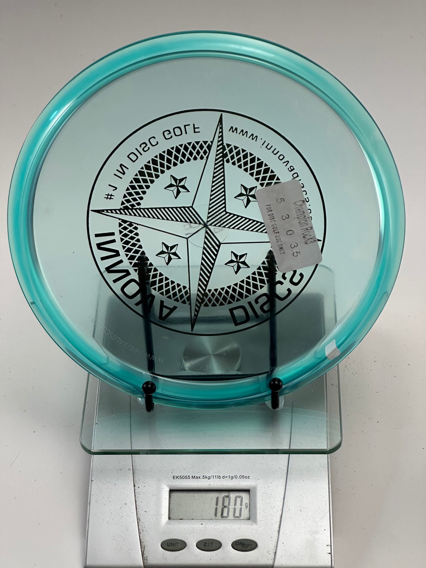 Innova Champion Roc X3 Midrange (Transparent Aqua) | Compass Stamp | 180g