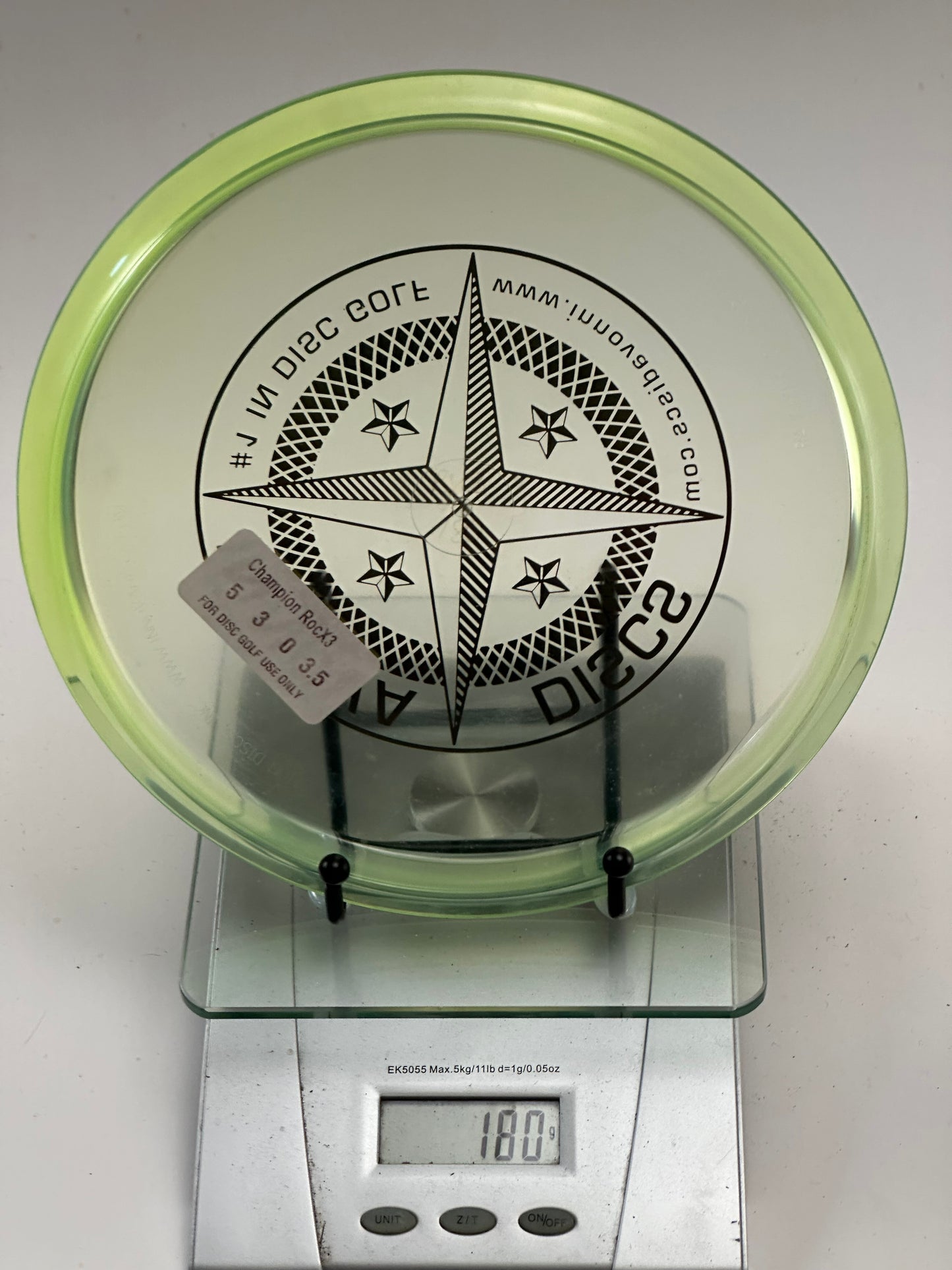 Innova Roc X3 Champion Midrange | Transparent Green | 180g