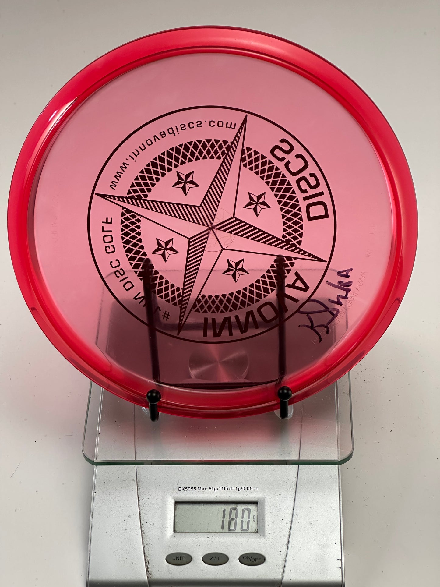 Innova Champion Roc X3 Midrange | Transparent Red | Compass Stamp | 180g