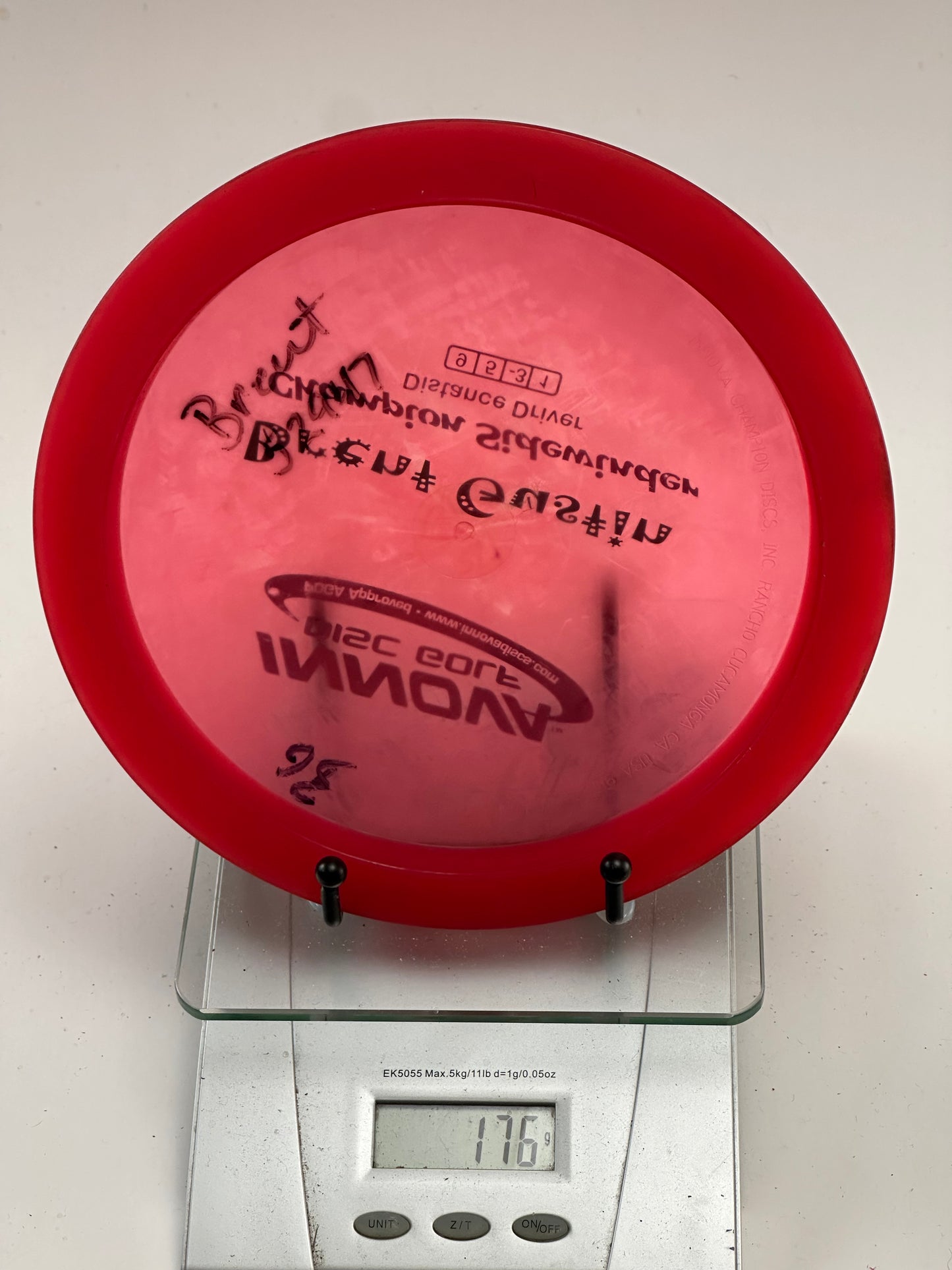 Innova Champion Sidewinder Distance Driver (Transparent Red, 176g)
