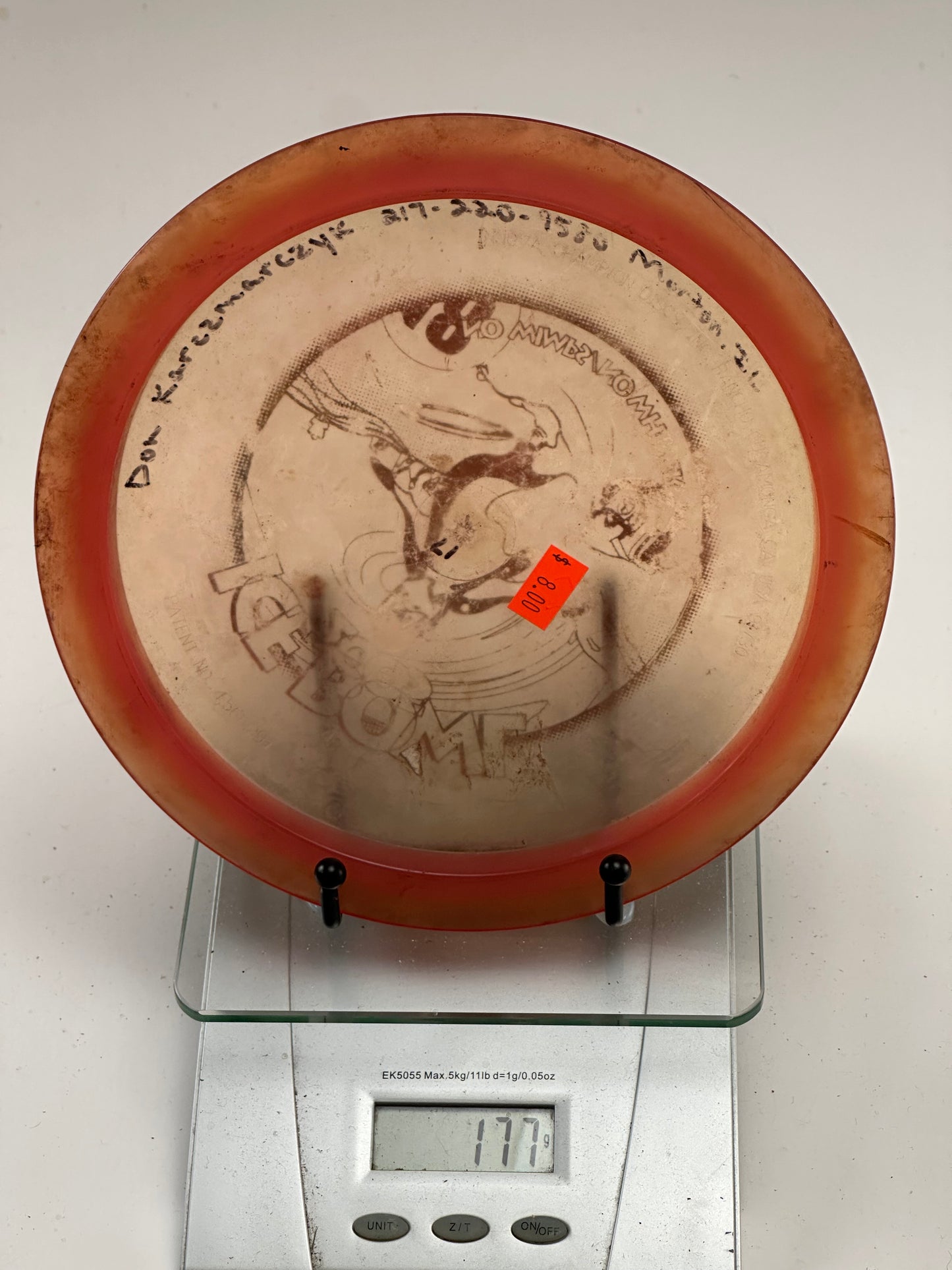 Innova Champion Sidewinder Ice Bowl Edition Distance Driver (Transparent Red)