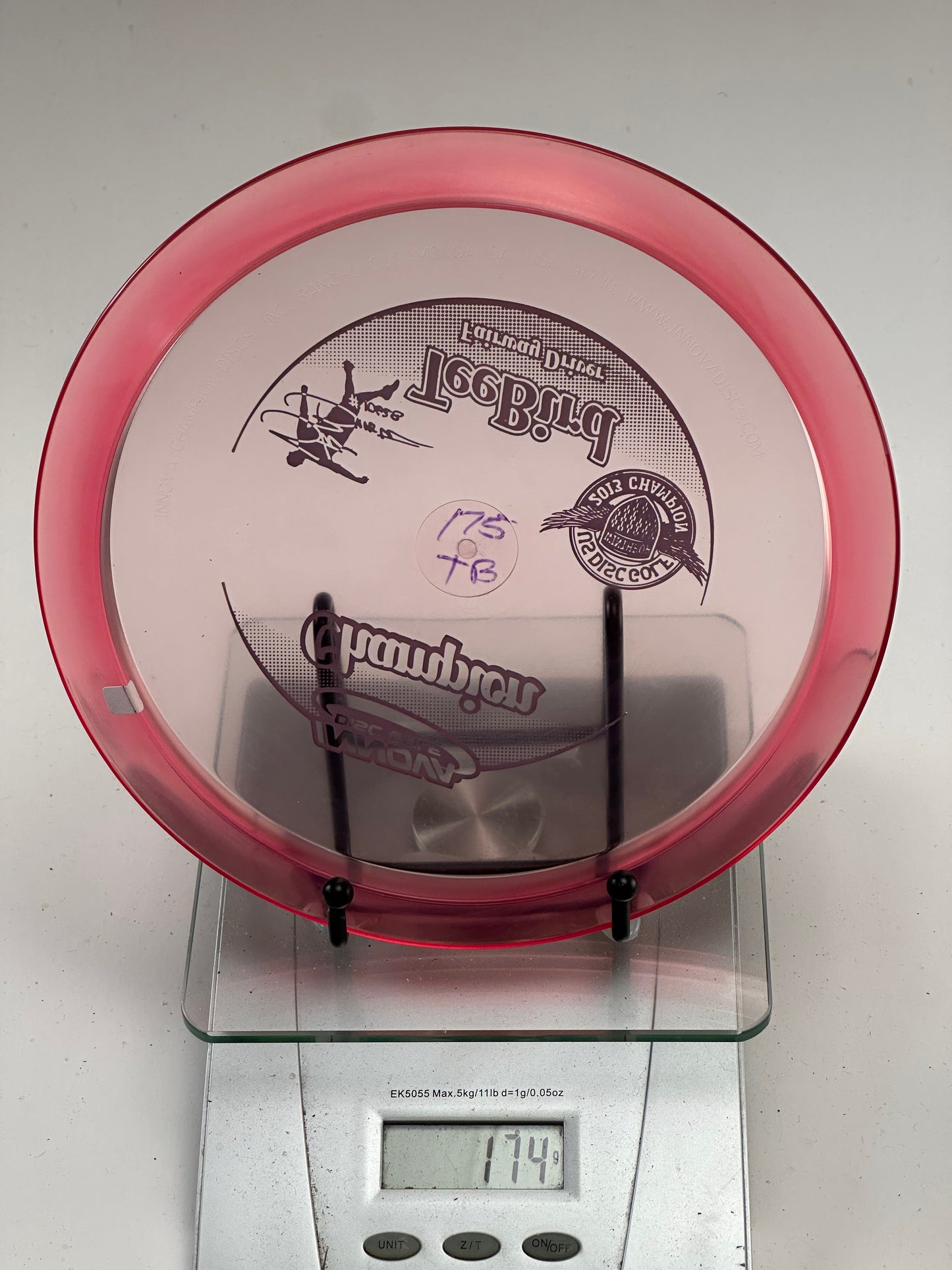 Innova Champion TeeBird 2013 USDGC Champion Fairway Driver (Transparent Pink)