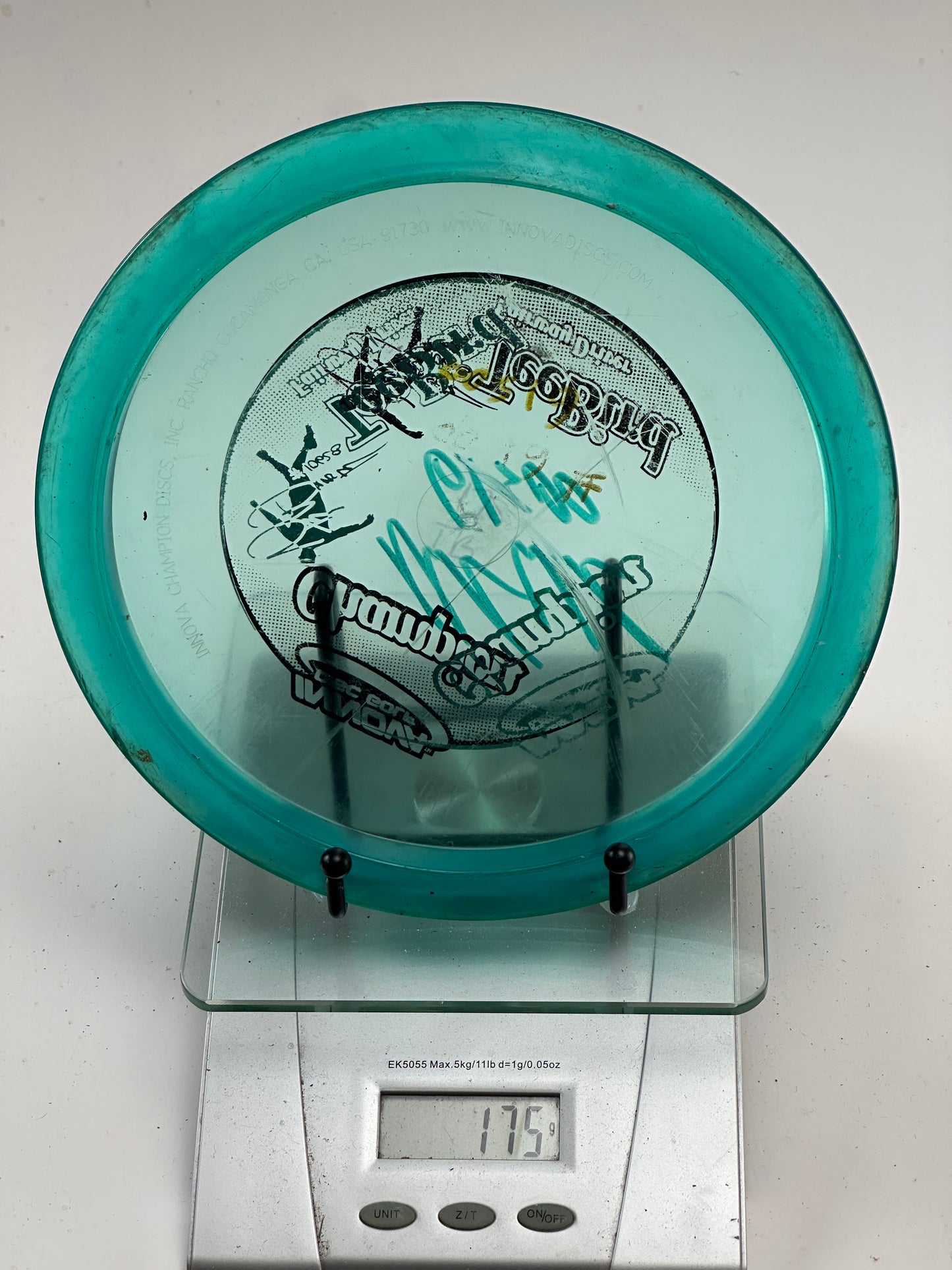 Innova Champion Teebird Fairway Driver, Transparent Turquoise (175g)