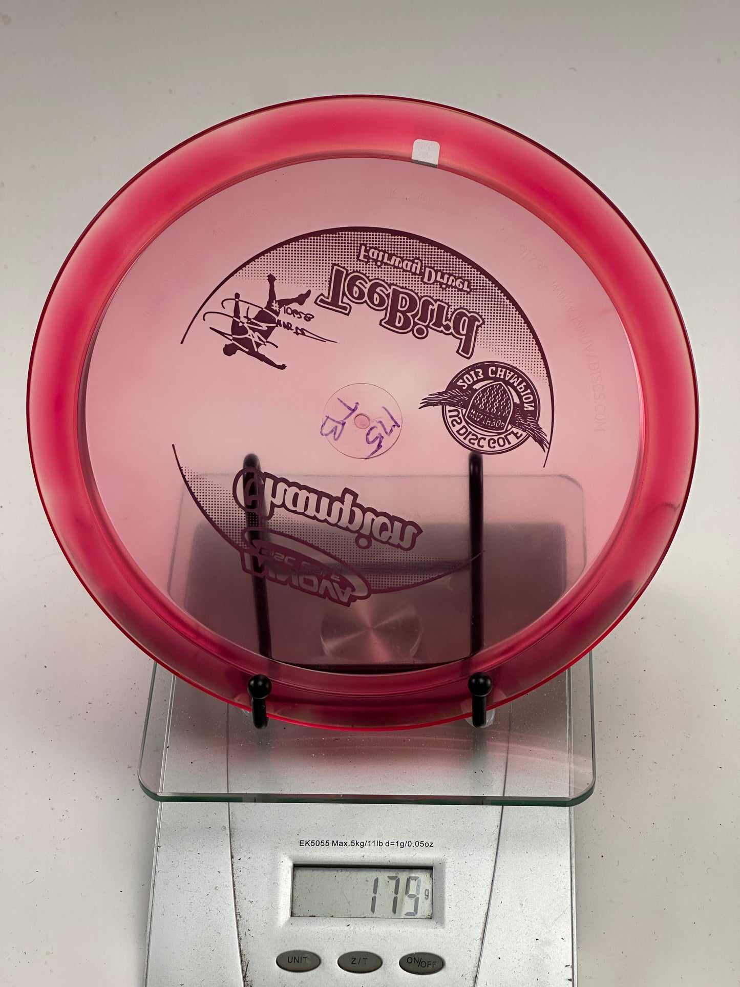 Innova Champion Teebird (USDGC Ken Climo) – Translucent Pink/Red 175g