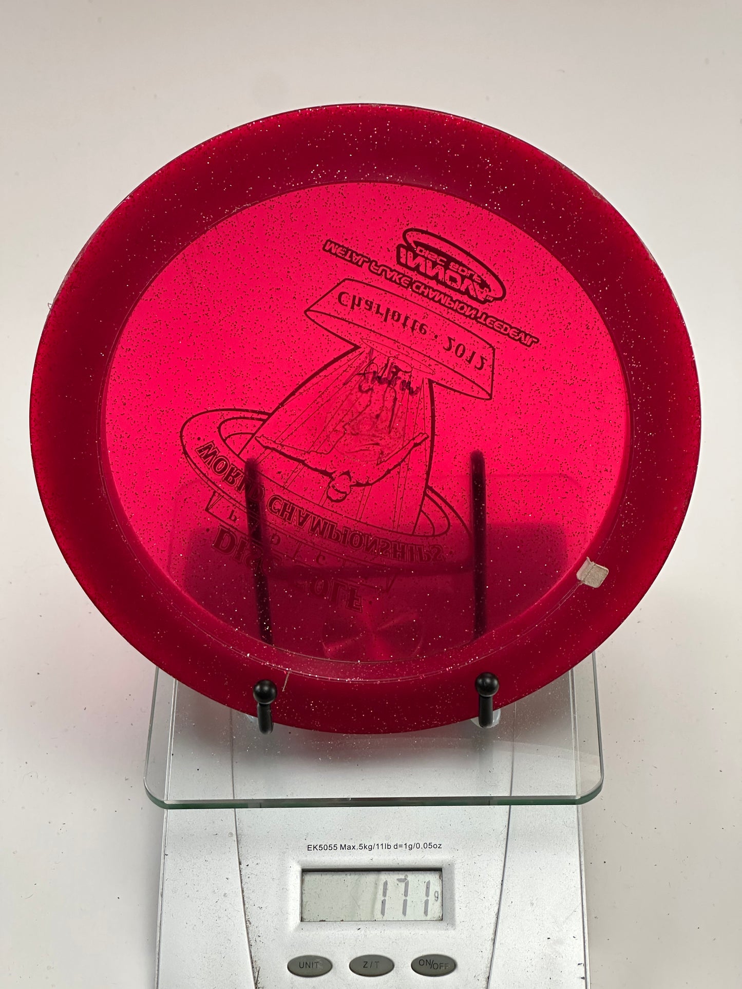 Innova Metal Flake Champion TeeDevil – 2012 PDGA Worlds Charlotte Stamp 171g
