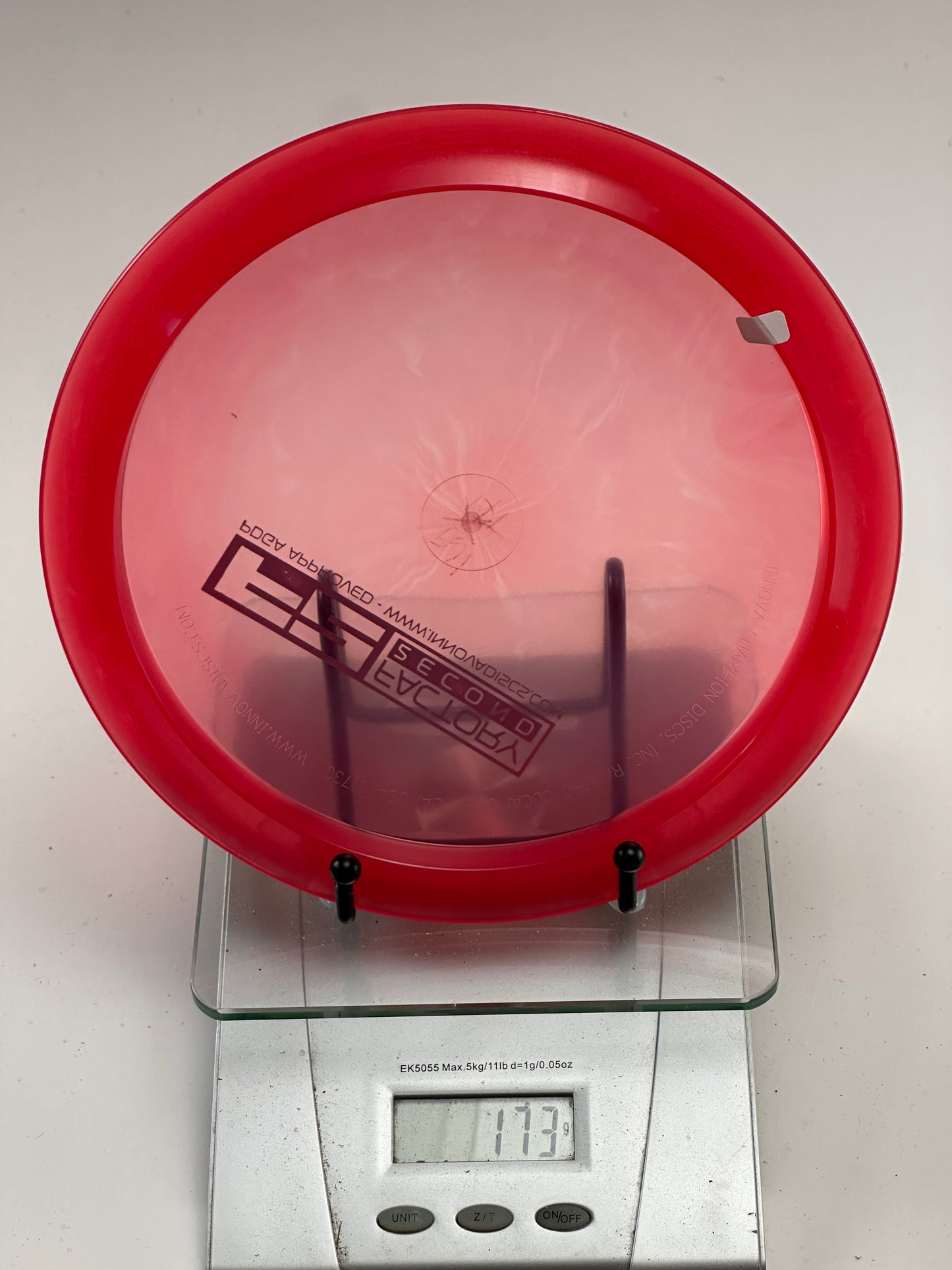 Innova Champion F2 Thunderbird – Transparent Red Distance Driver