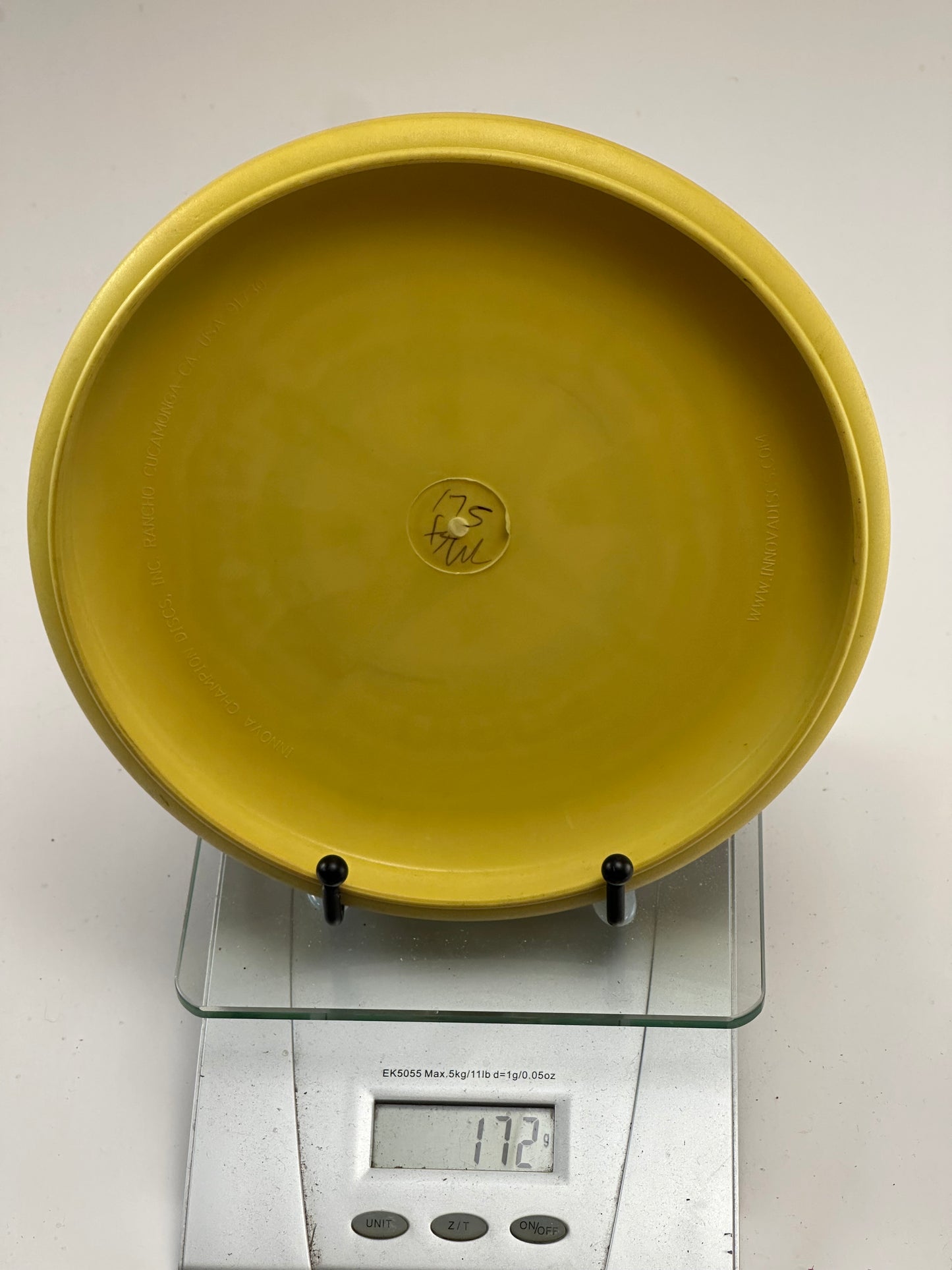 Innova DX Whale Putter - Yellow w/ Black Compass Stamp
