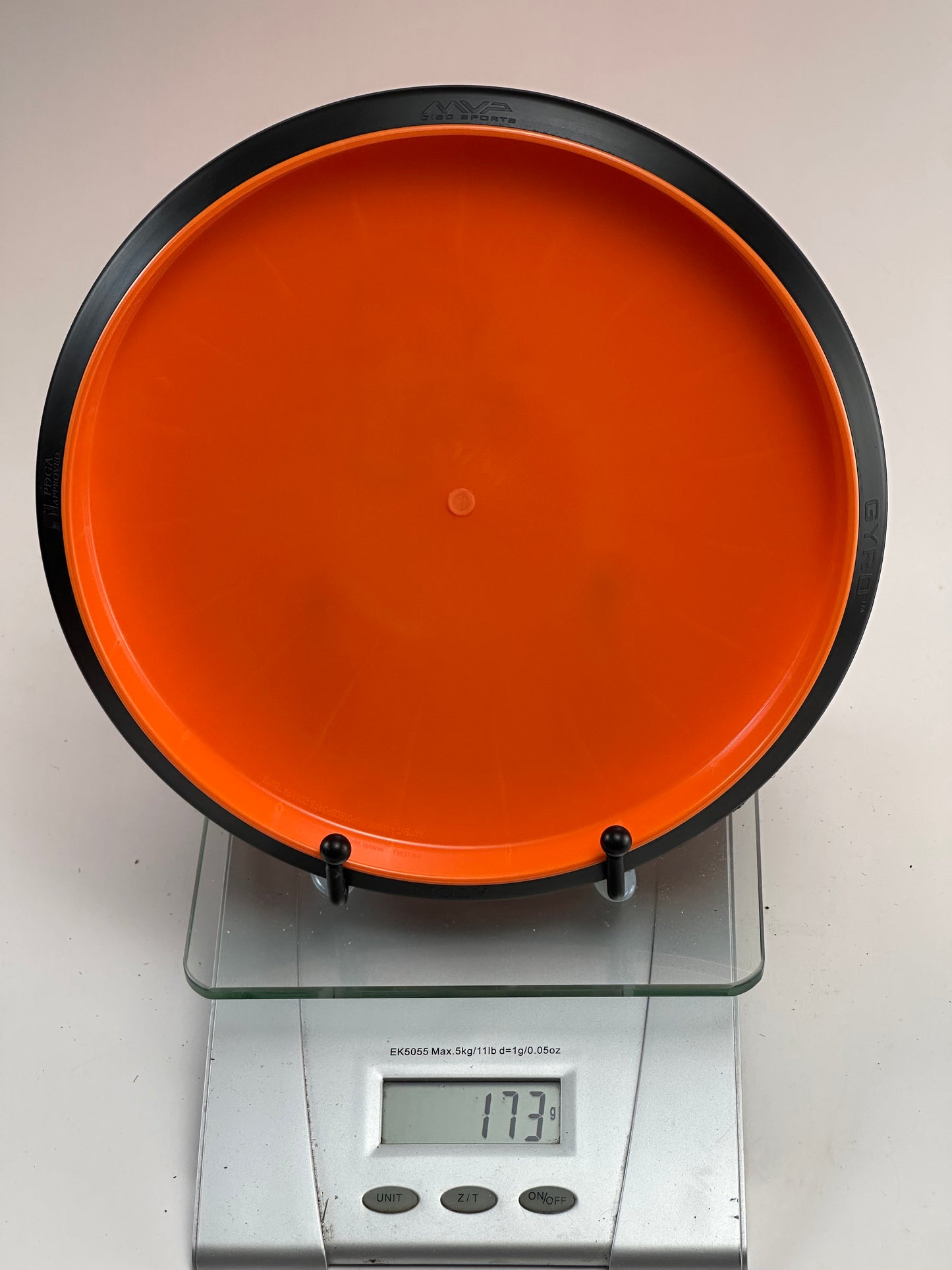 MVP Atom (Lab Second) – Electron Firm Putter, Orange w/ Black Rim 173g