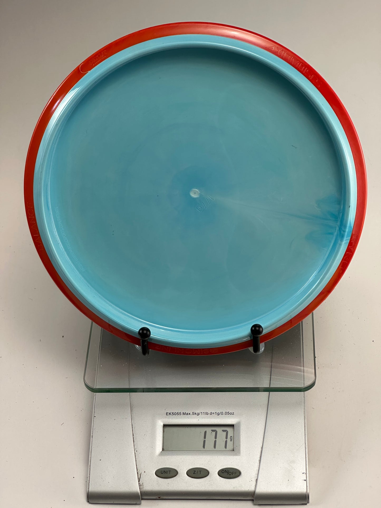 MVP Balance Neutron Lab Second – Swirly Blue w/ Red Rim