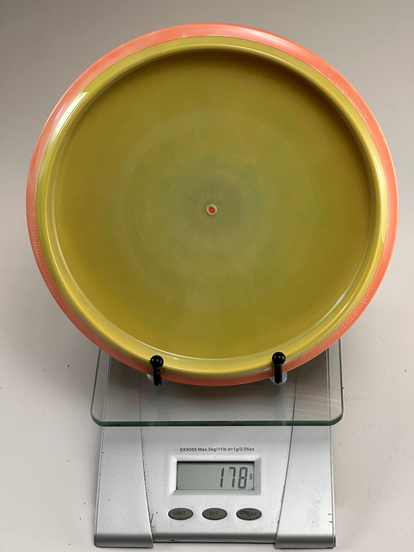 MVP Neutron Balance (Gyropalooza 2024) Yellow w/ Coral Rim