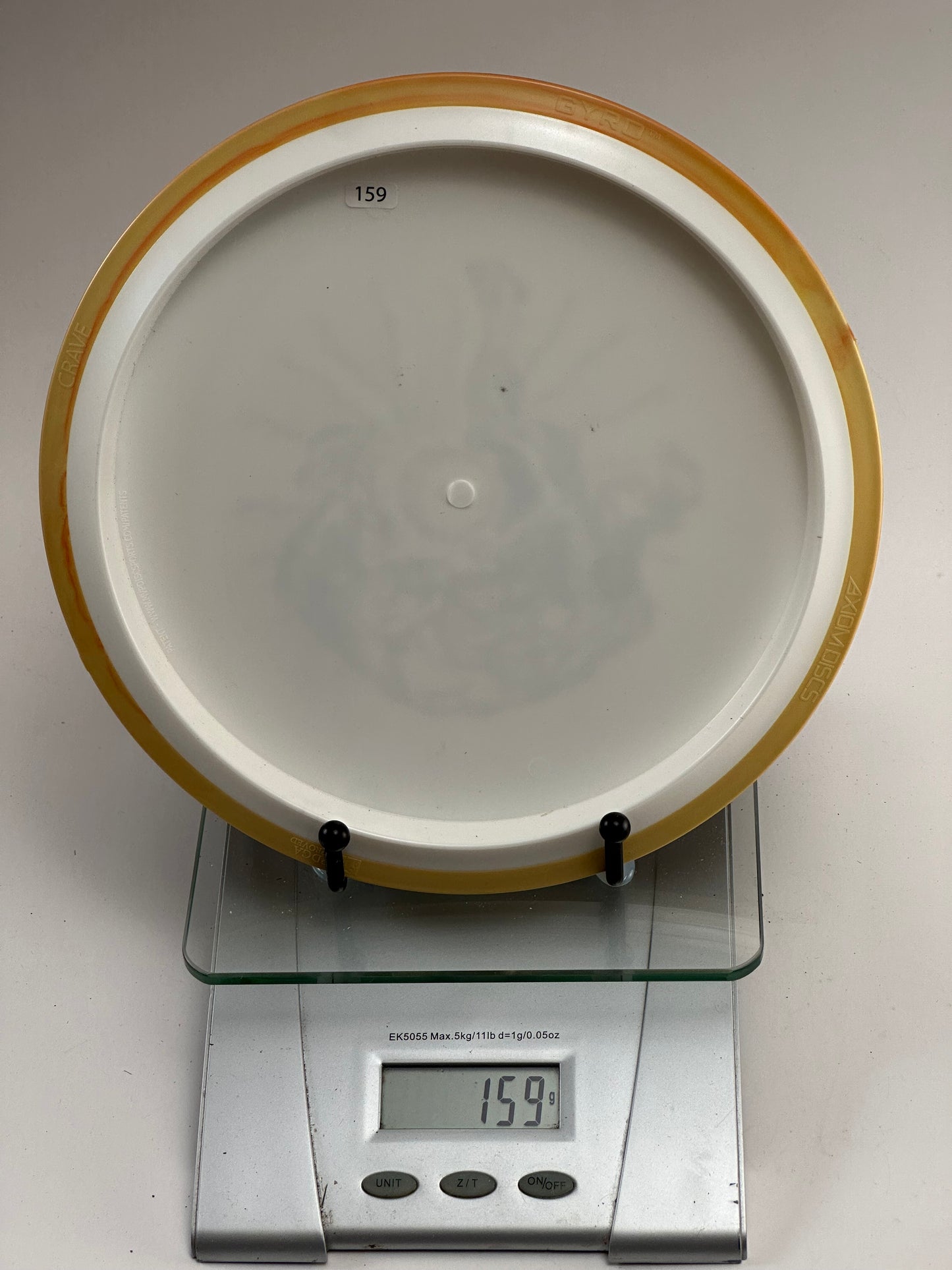 MVP Plasma Crave Fairway Driver – White w/ Yellow Rim, Special Stamp