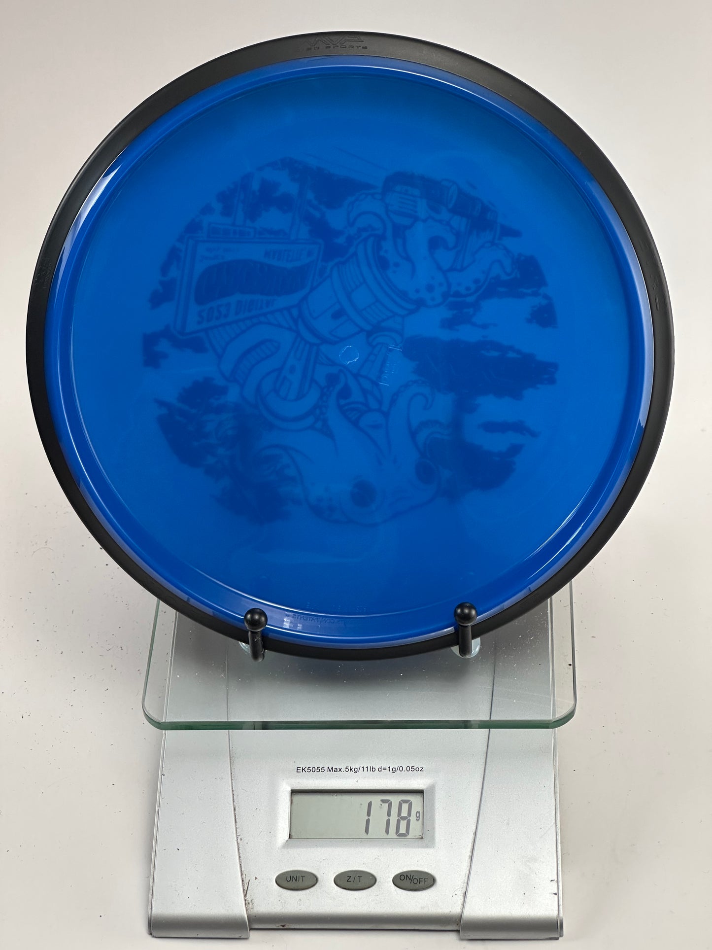 MVP Neutron Detour – Gyropalooza 2023 Octopus Stamp (Blue/Black Rim) 178g