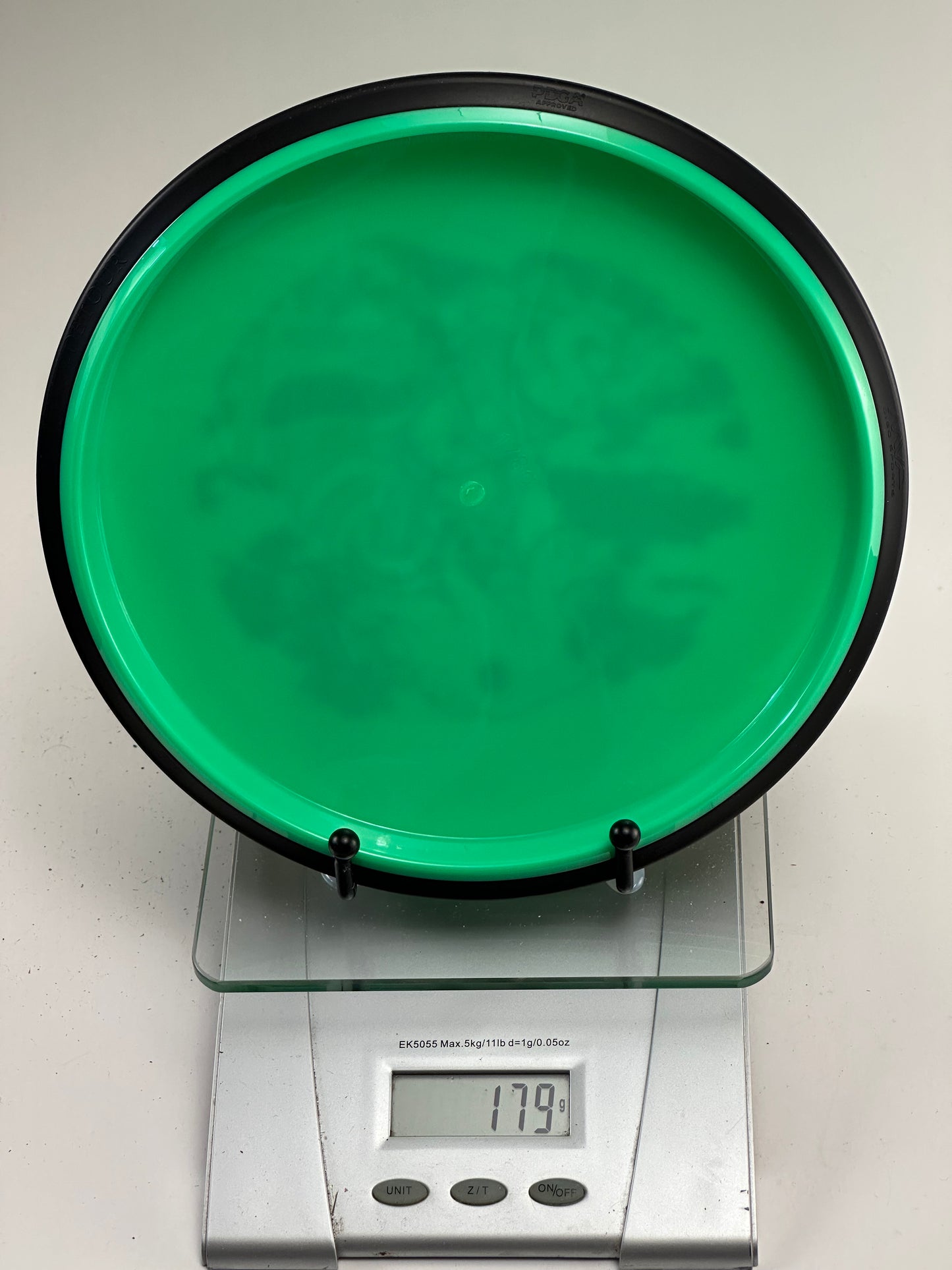 MVP Neutron Detour (Gyropalooza 2023) Octopus Stamp - Green/Black Rim 179g